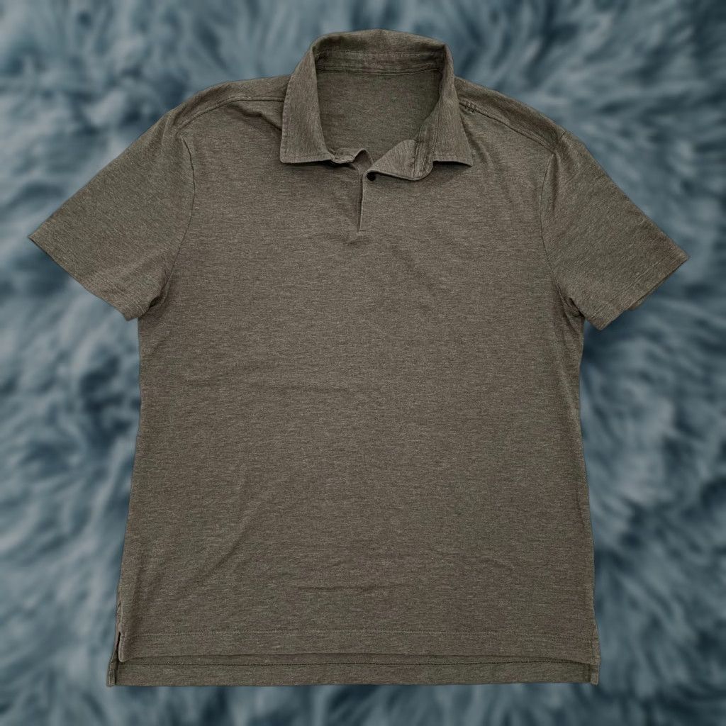 Lululemon Lululemon Tech Polo Shirt Adult Small Gray Short Sleeve Athleisure Mens Size US S / EU 44-46 / 1 - 1 Thumbnail