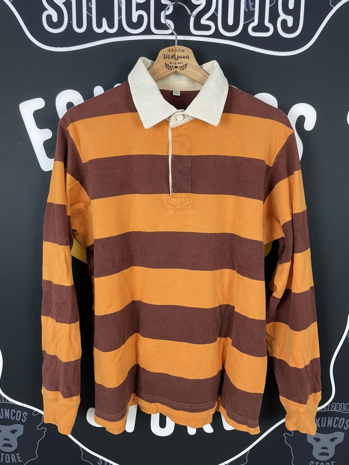 Uniqlo Uniqlo Polo Rugby Size US L / EU 52-54 / 3 - 2 Thumbnail