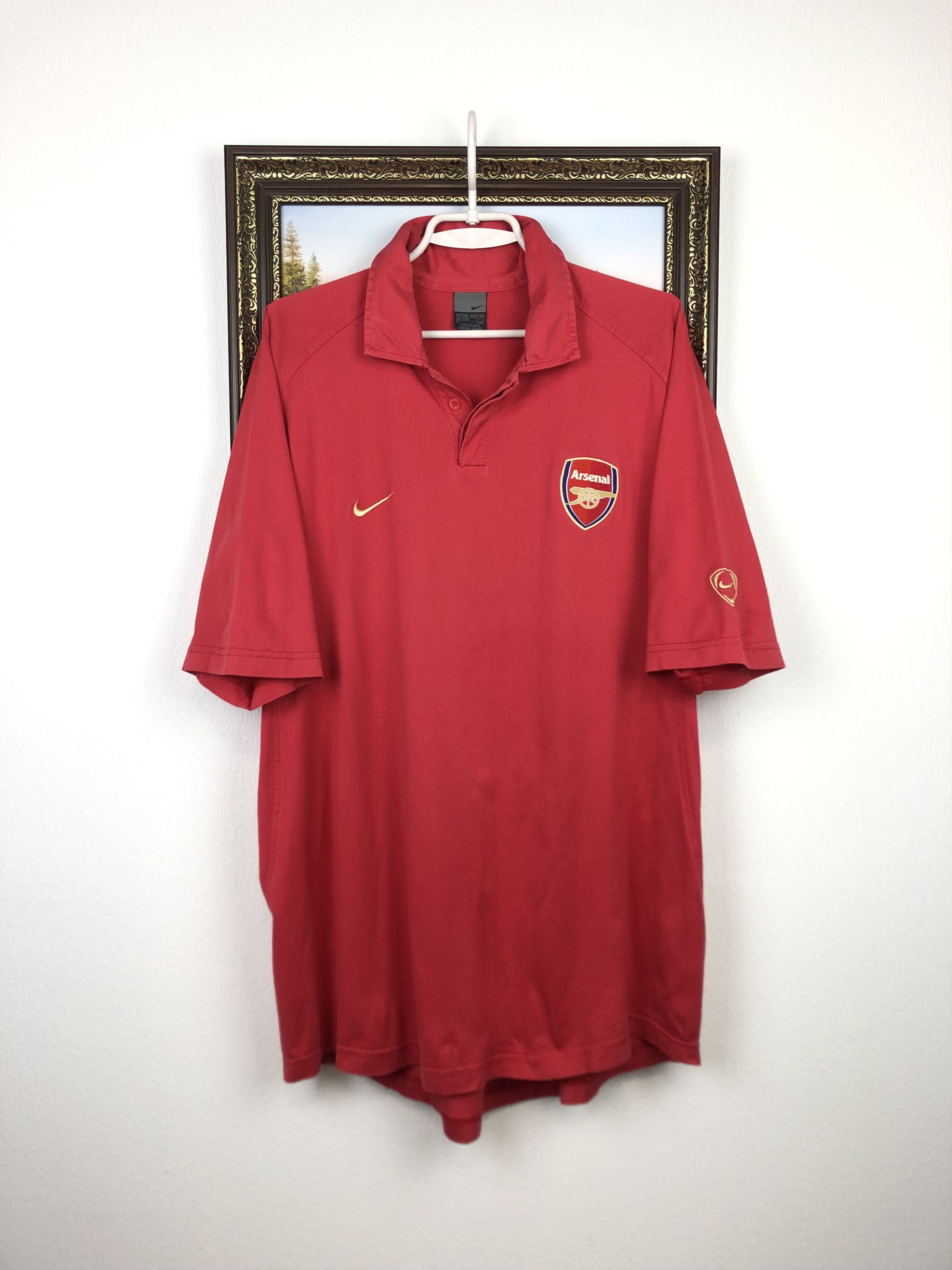 Nike Vintage Nike Arsenal Football Shirt Soccer Jersey Tee Hype Size US XXL / EU 58 / 5 - 1 Thumbnail