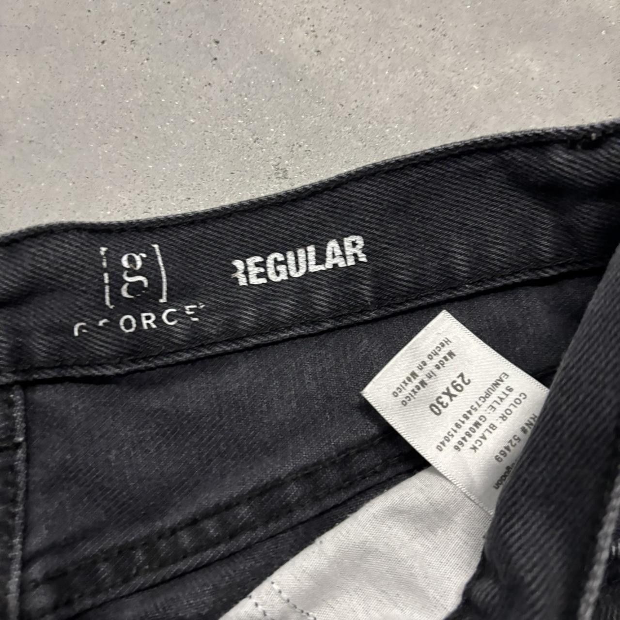 Japanese Brand × Vintage Crazy Vintage Y2K/2000s Grunge Black Essential Denim Jeans! Size US 28 / EU 44 - 7 Thumbnail