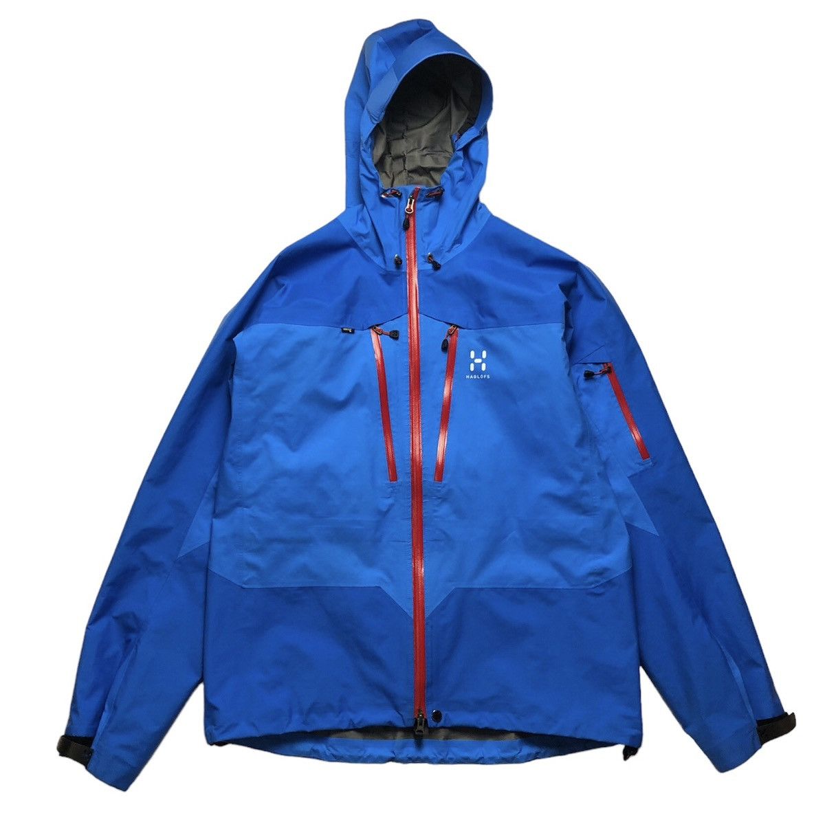 image of Haglofs Gtx Pro Spitz 2 Jacket in Blue/Red, Men's (Size XL)