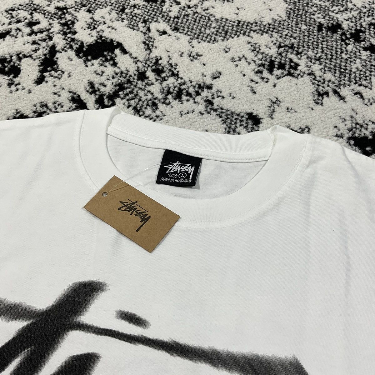 Stussy STUSSY DIZZY STOCK TEE WHITE - L Size US L / EU 52-54 / 3 - 5 Thumbnail
