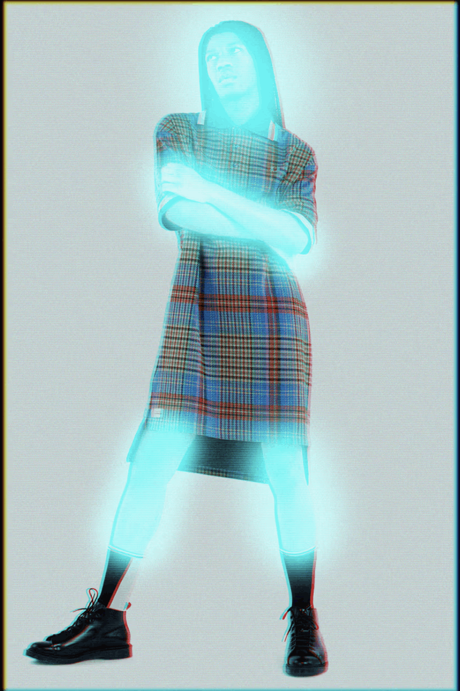 Charles Jeffrey LOVERBOY × Fred Perry Charles Jeffrey Loverboy x Fred Perry Longline Tartan Polo Size US M / EU 48-50 / 2 - 2 Thumbnail