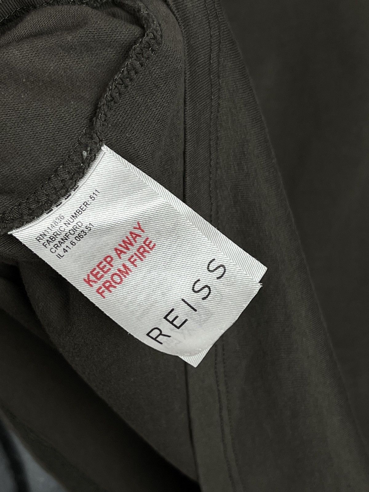 Reiss Reiss Casual Khaki Long Sleeve T-Shirt Men’s Size Small Size US S / EU 44-46 / 1 - 7 Thumbnail