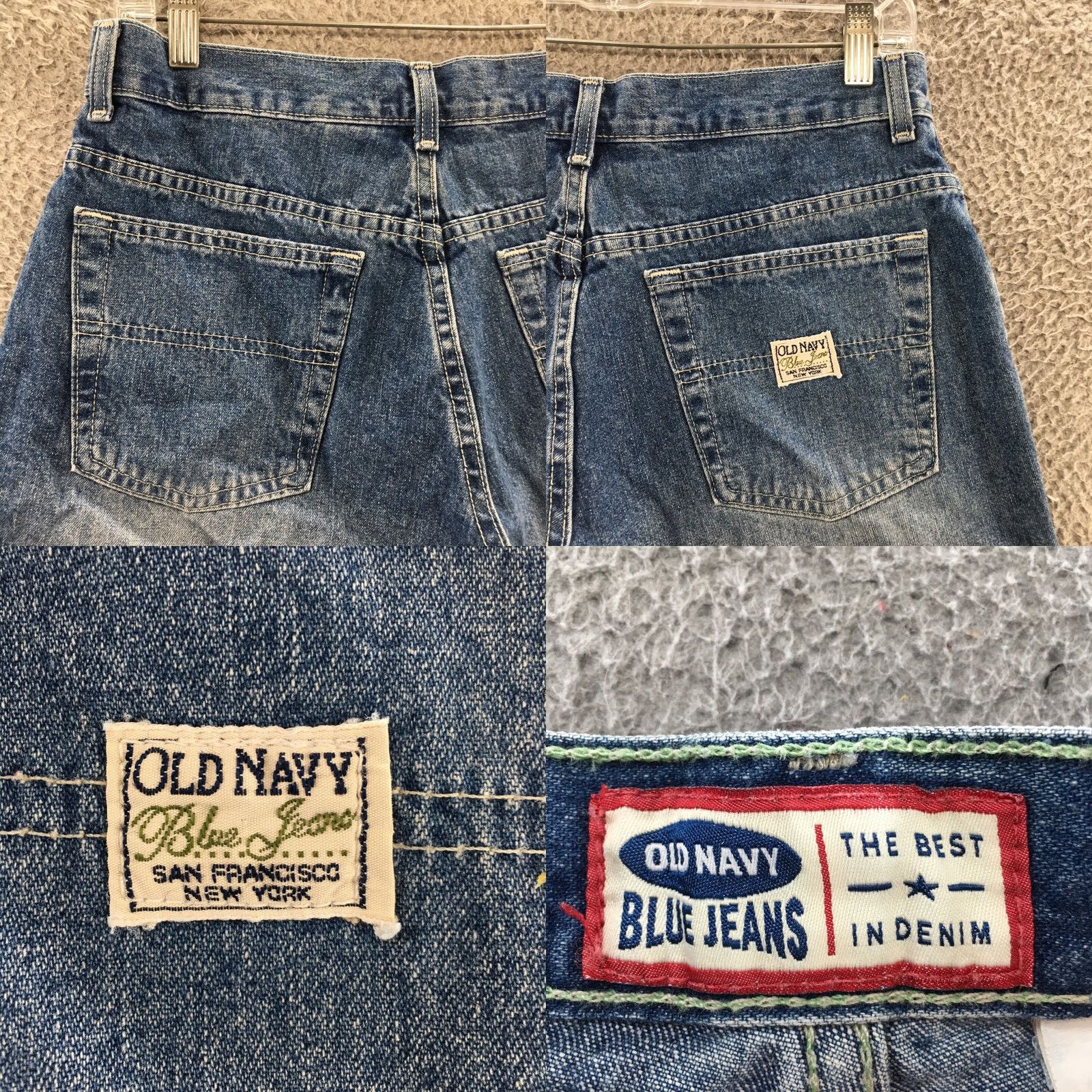 Old Navy Old Navy Mom Shorts Womens 10 Blue Denim Cotton High Rise Zip Fly 31in Waist 3in Inseam Shorts Womens Mens Girls Size 32" / US 10 / IT 46 - 9 Thumbnail