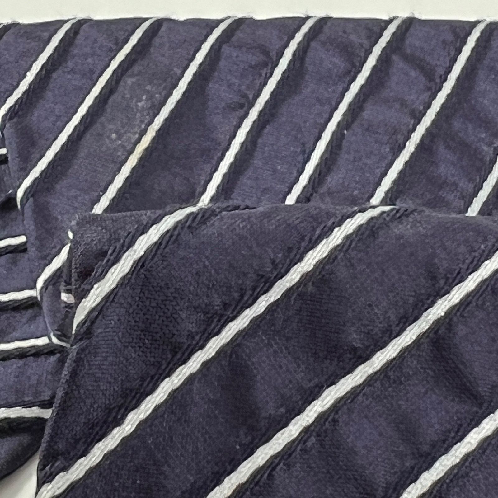 Givenchy Givenchy Paris Made In Italy Men's Tie Blue Silk Necktie Size ONE SIZE - 5 Thumbnail