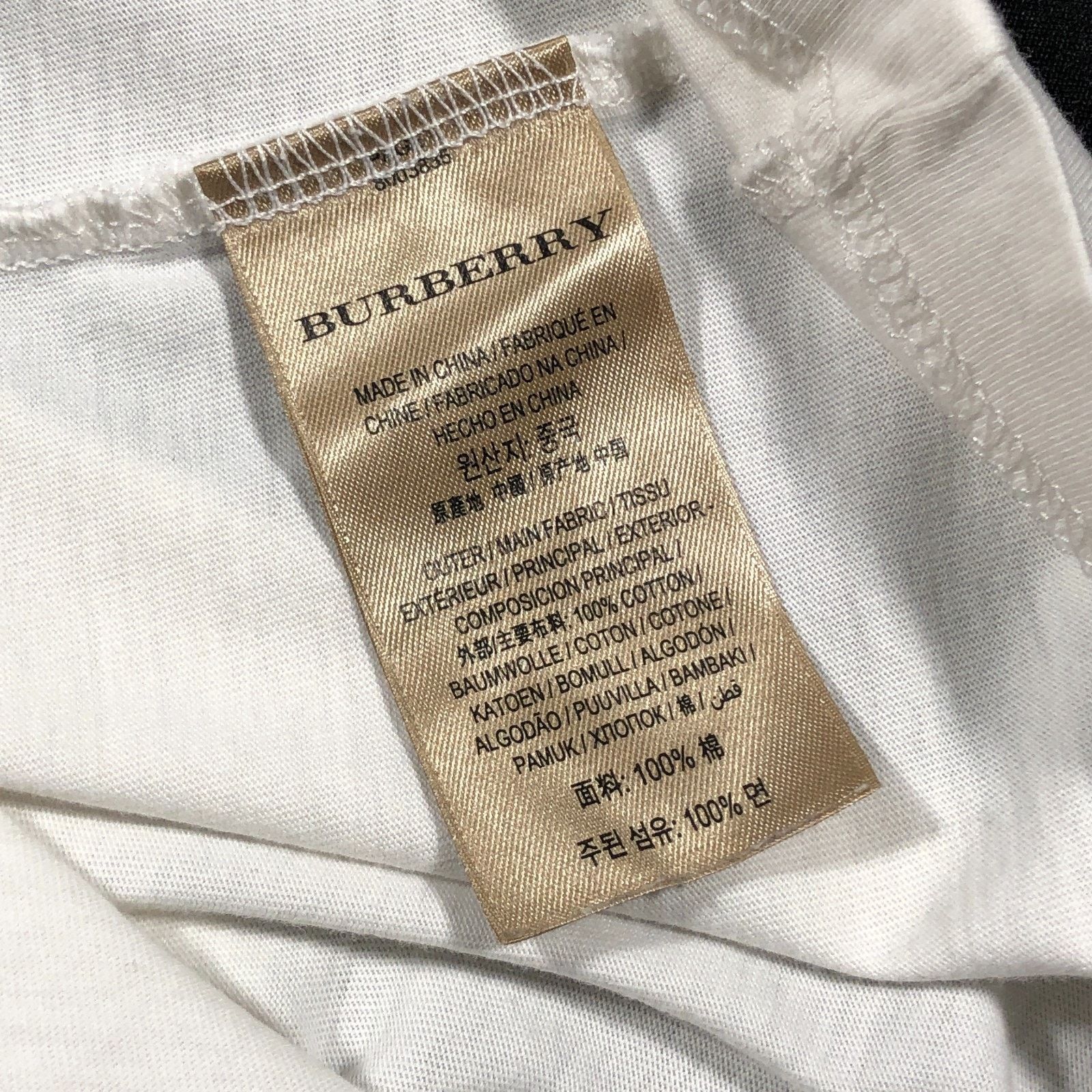 Burberry Burberry London Horse Logo V Neck Tee T Shirt White Size US S / EU 44-46 / 1 - 6 Thumbnail