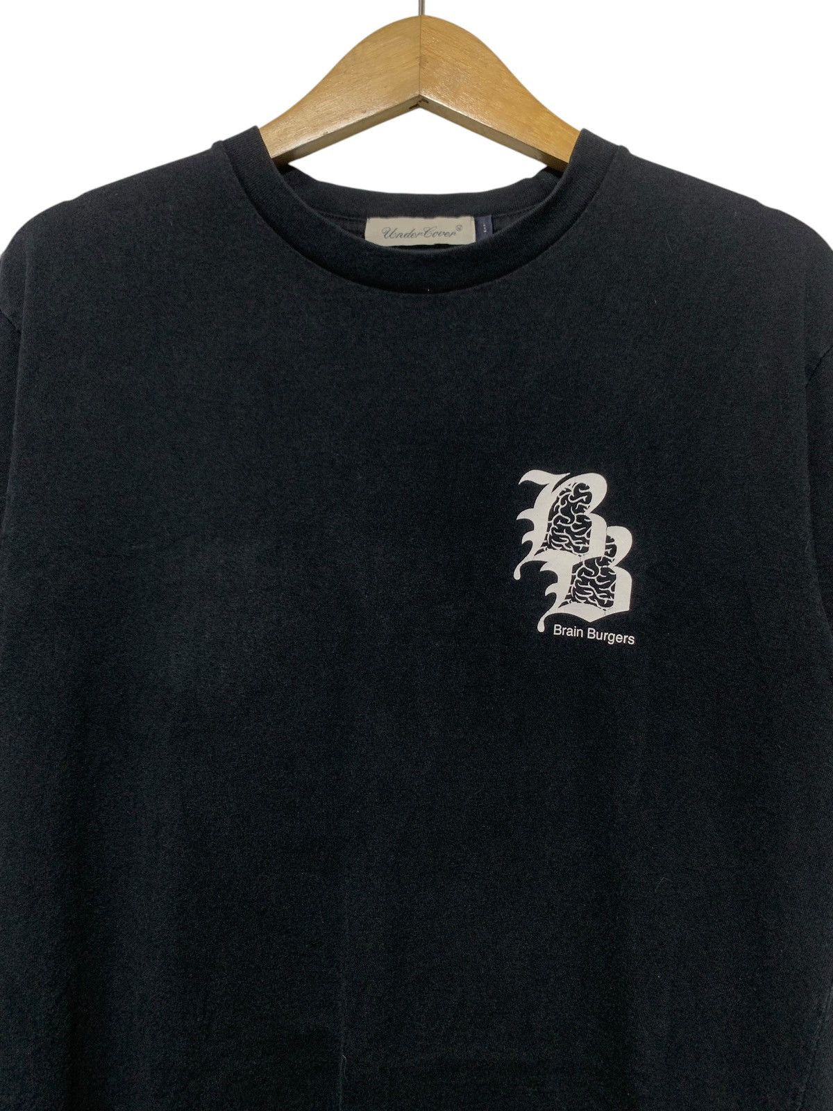 Undercover SS20 UNDERCOVER BRAIN BURGERS BLACK T SHIRT Size US M / EU 48-50 / 2 - 6 Thumbnail