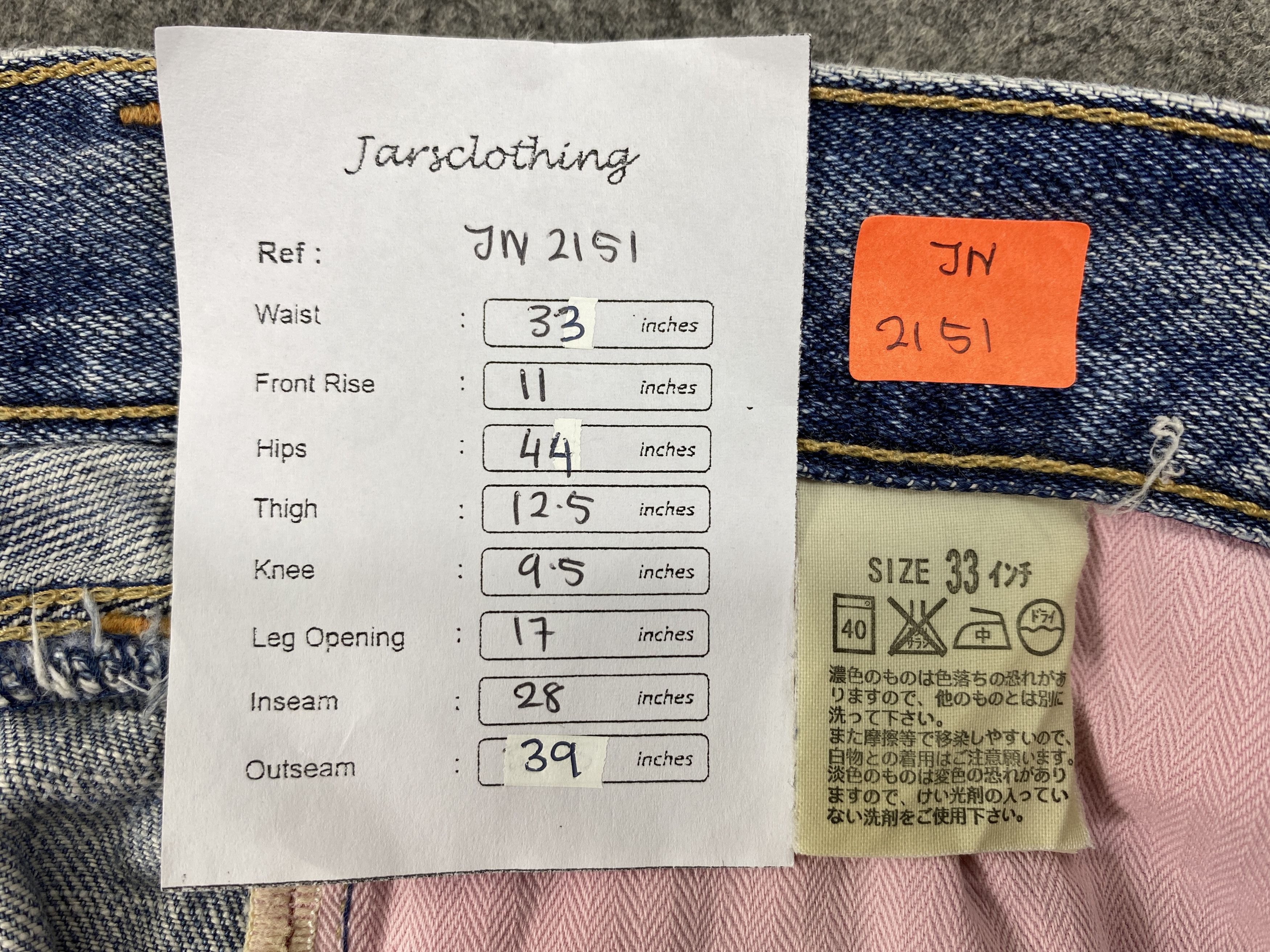 Levi's Ripped Distressed Blue Vintage Levi's 552 33x28 Denim JN2151 Size US 33 - 9 Thumbnail