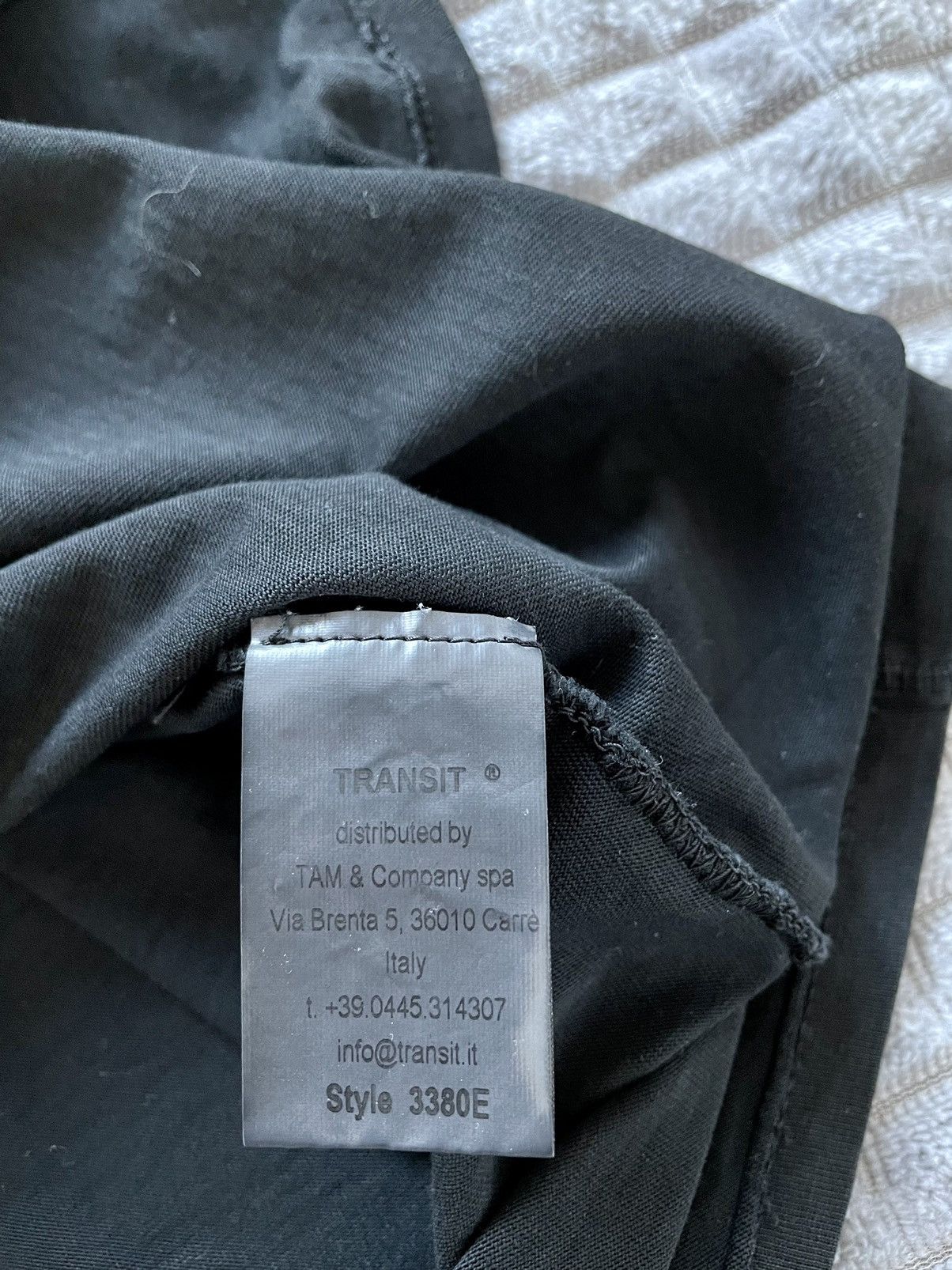 Transit Transit Cotton/Linen Lightweight Black Long Sleeve Size 3XL Size US XXL / EU 58 / 5 - 5 Thumbnail