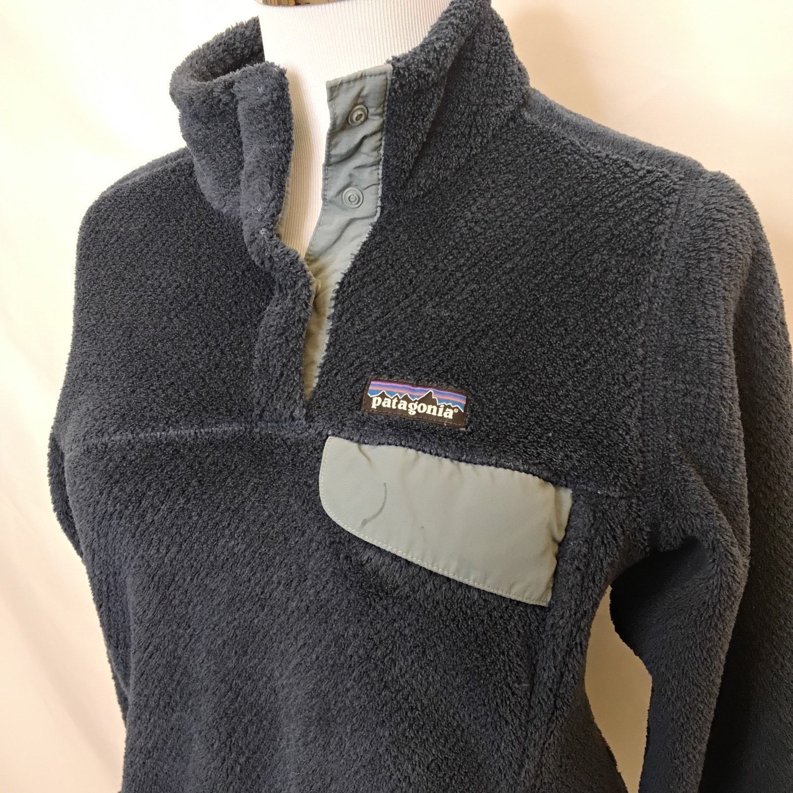 Patagonia Patagonia Re-Tool Snap-T Fleece Pullover Women's S Navy Blue Size S / US 4 / IT 40 - 4 Thumbnail