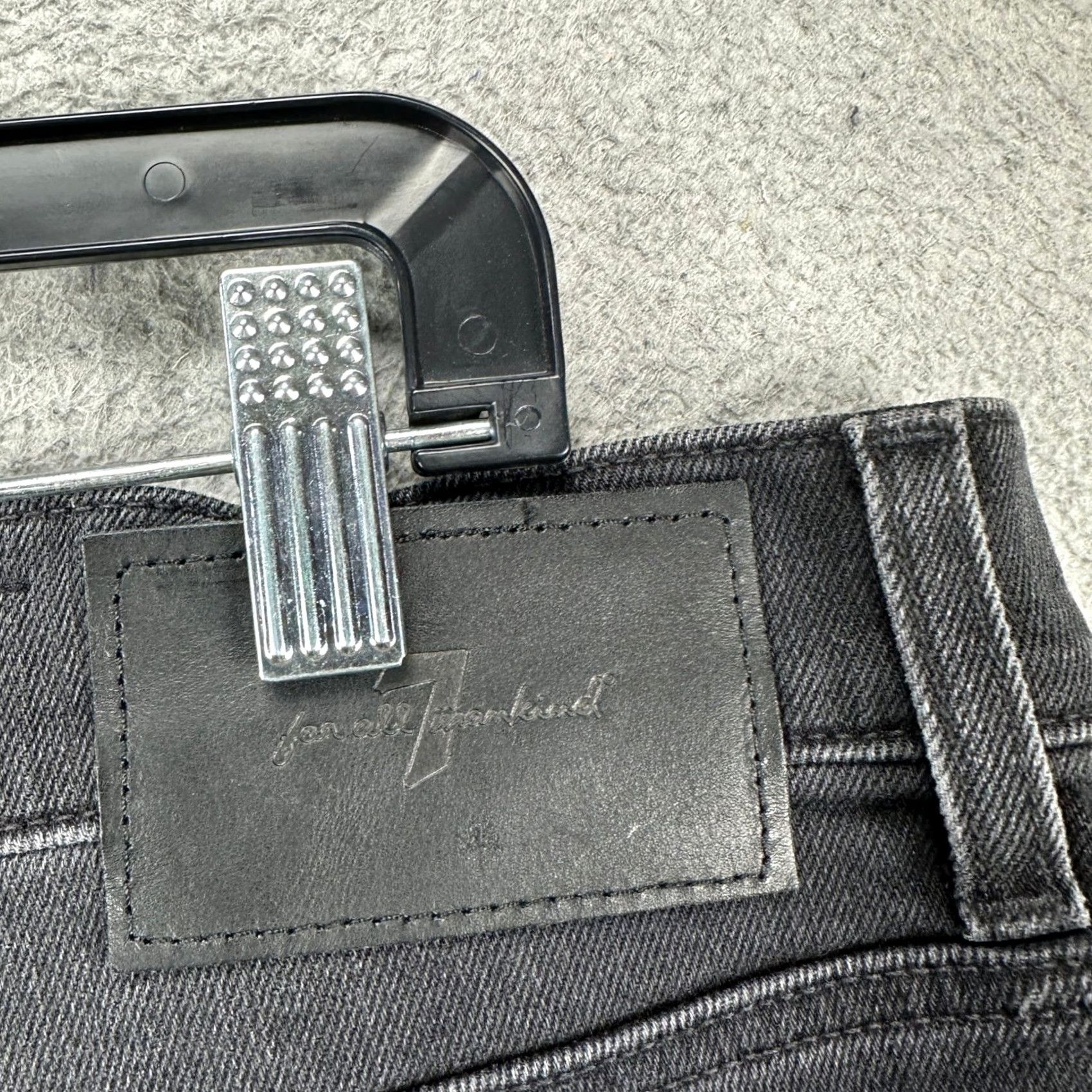 7 For All Mankind 7 For All Mankind Slimmy Jeans Mens 40 Dark Denim 5-Pocket Stretch Slim Fit Inseam 34 Size US 40 / EU 56 - 5 Thumbnail