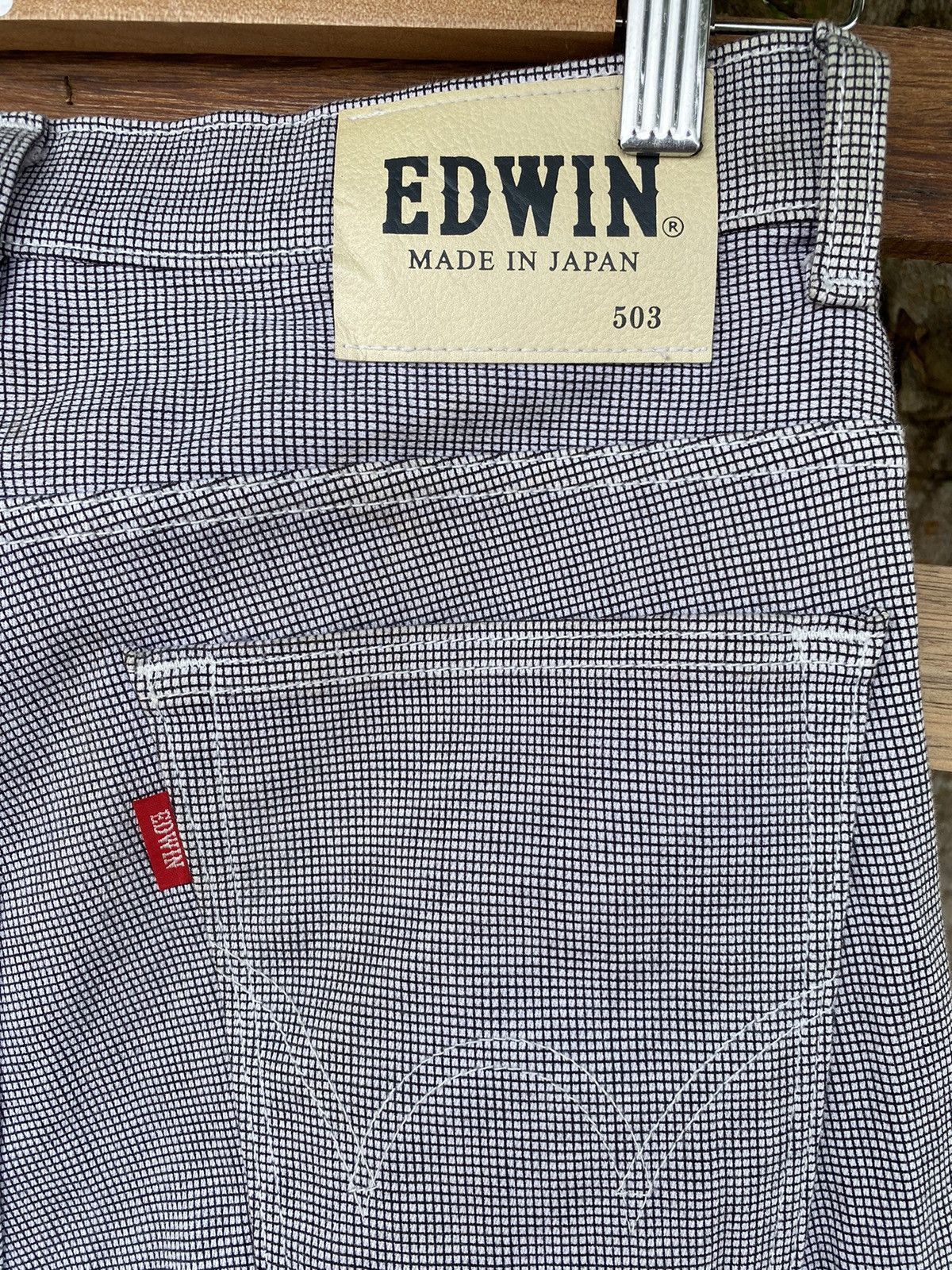 Edwin 🔥 Made in Japan 🔥❗️Vintage Edwin Checkered Pant Size US 32 / EU 48 - 9 Thumbnail
