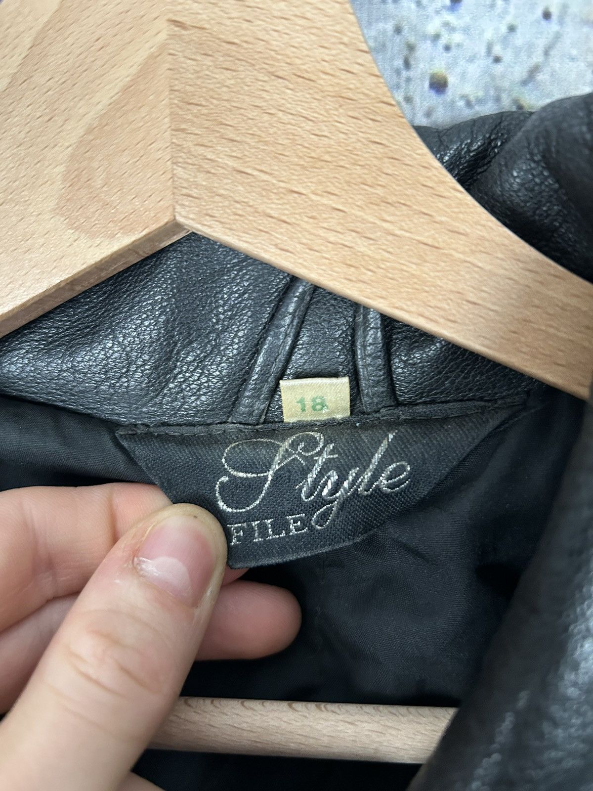 Other Vintage Archival Genuine Leather Jacket Black Grunge Rare Size US L / EU 52-54 / 3 - 6 Thumbnail