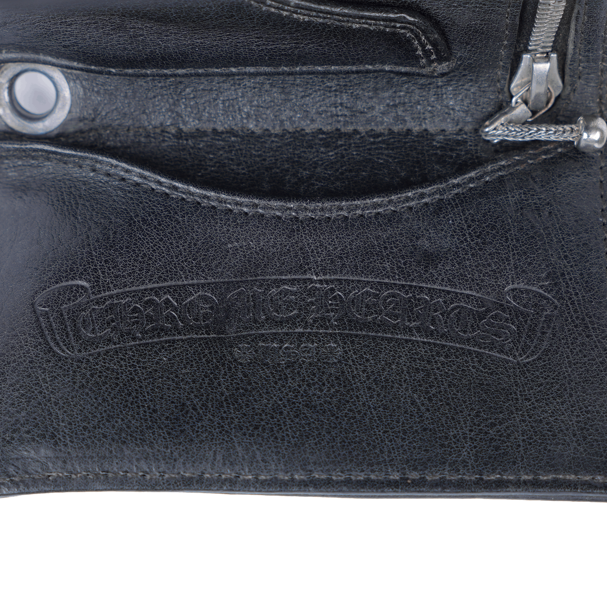 Chrome Hearts CHROME HEARTS BLACK CROSS PATCH SNAP WALLET Size ONE SIZE - 3 Thumbnail