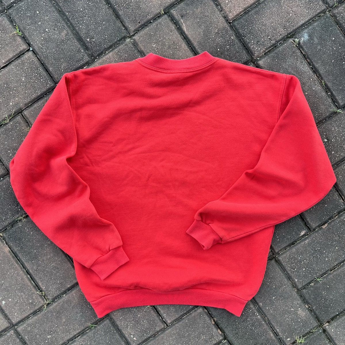 Trussardi × Vintage VINTAGE Y2K TRUSSARDI SPELLOUT EMBROIDERED SWEATSHIRT Size US M / EU 48-50 / 2 - 8 Thumbnail