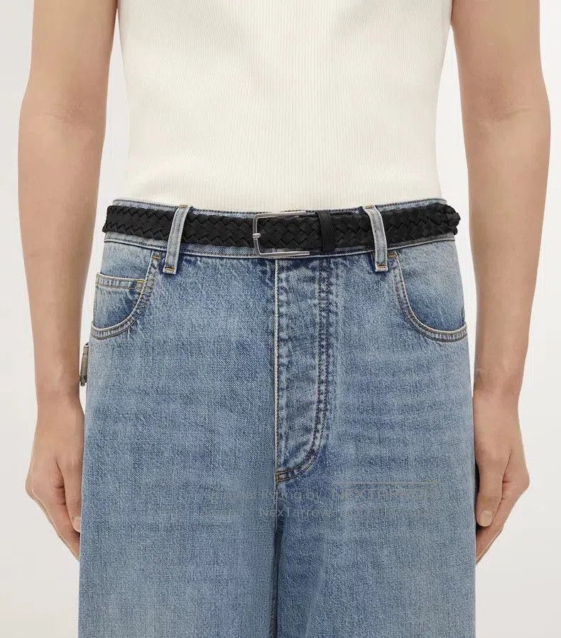 Bottega Veneta Bottega Veneta Intreccio Woven Leather Belt. Size ONE SIZE - 6 Thumbnail