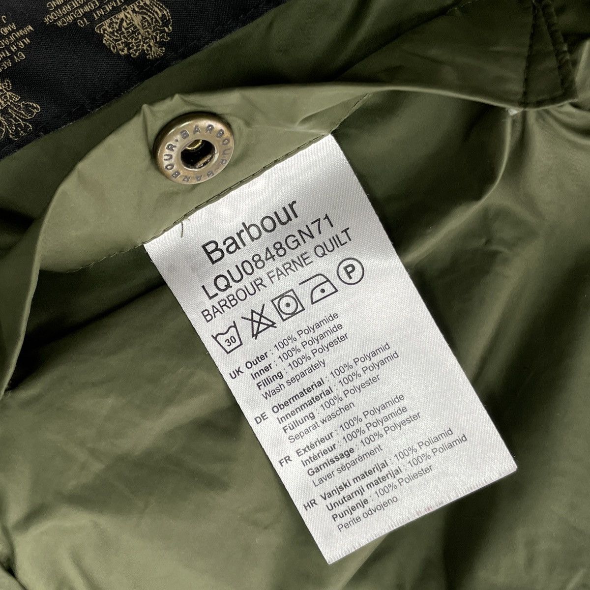 Barbour Barbour Farne Quilt Women Jacket Size UK 14 Size L / US 10 / IT 46 - 15 Thumbnail