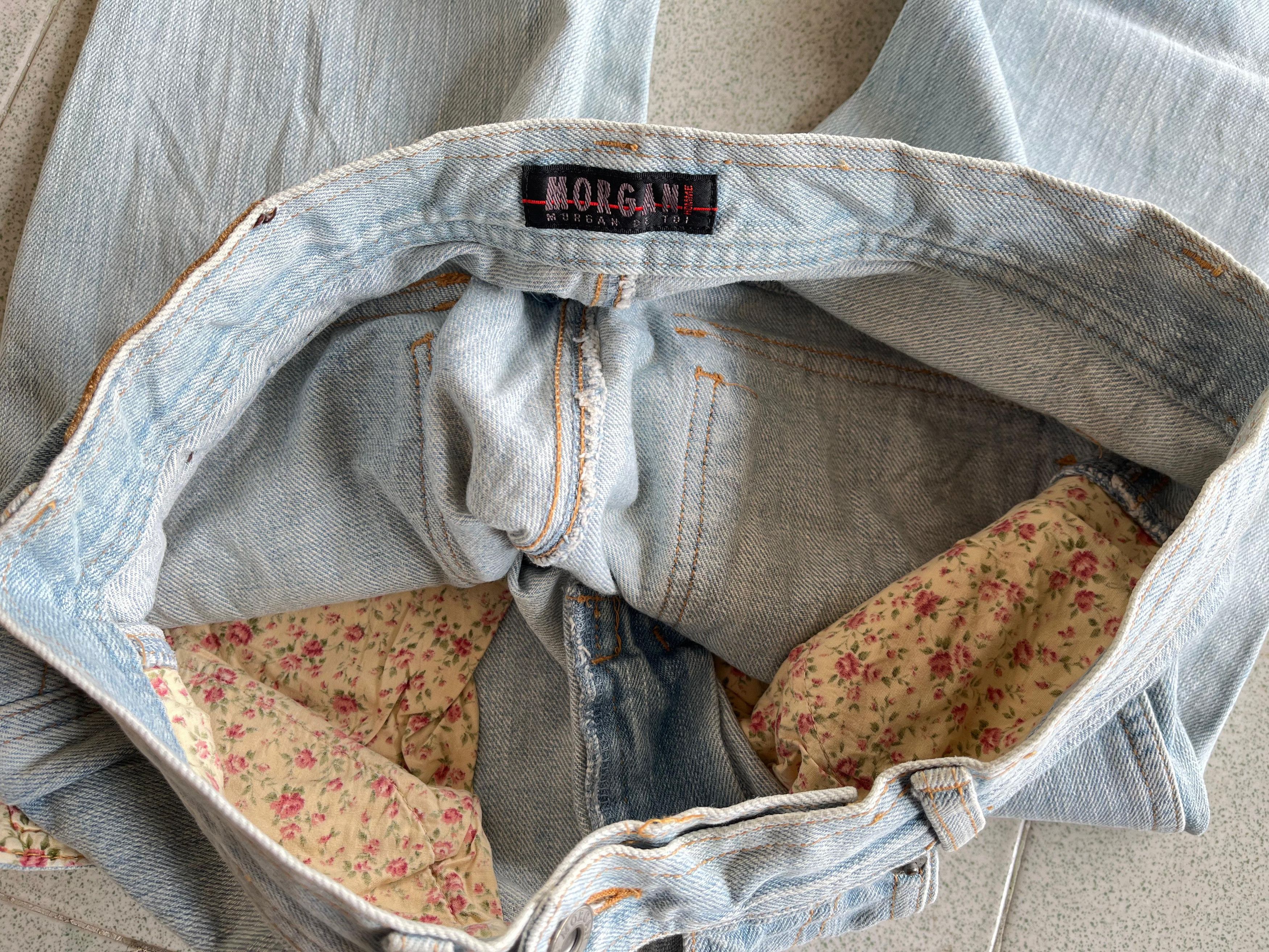 Morgan Homme Morgan Homme Bondage Flared Denim Pants Size US 31 - 5 Thumbnail