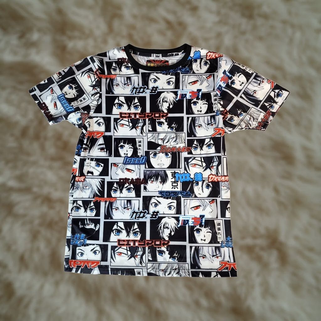 CO Drill Clothing Co Anime Manga Panel All Over Print T-Shirt Mens S City Pop Size US S / EU 44-46 / 1 - 1 Thumbnail