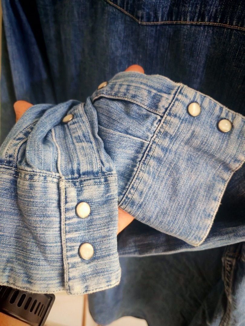 Polo Ralph Lauren Polo Ralph Lauren Classic Western Denim Shirt Vintage Size US L / EU 52-54 / 3 - 4 Thumbnail