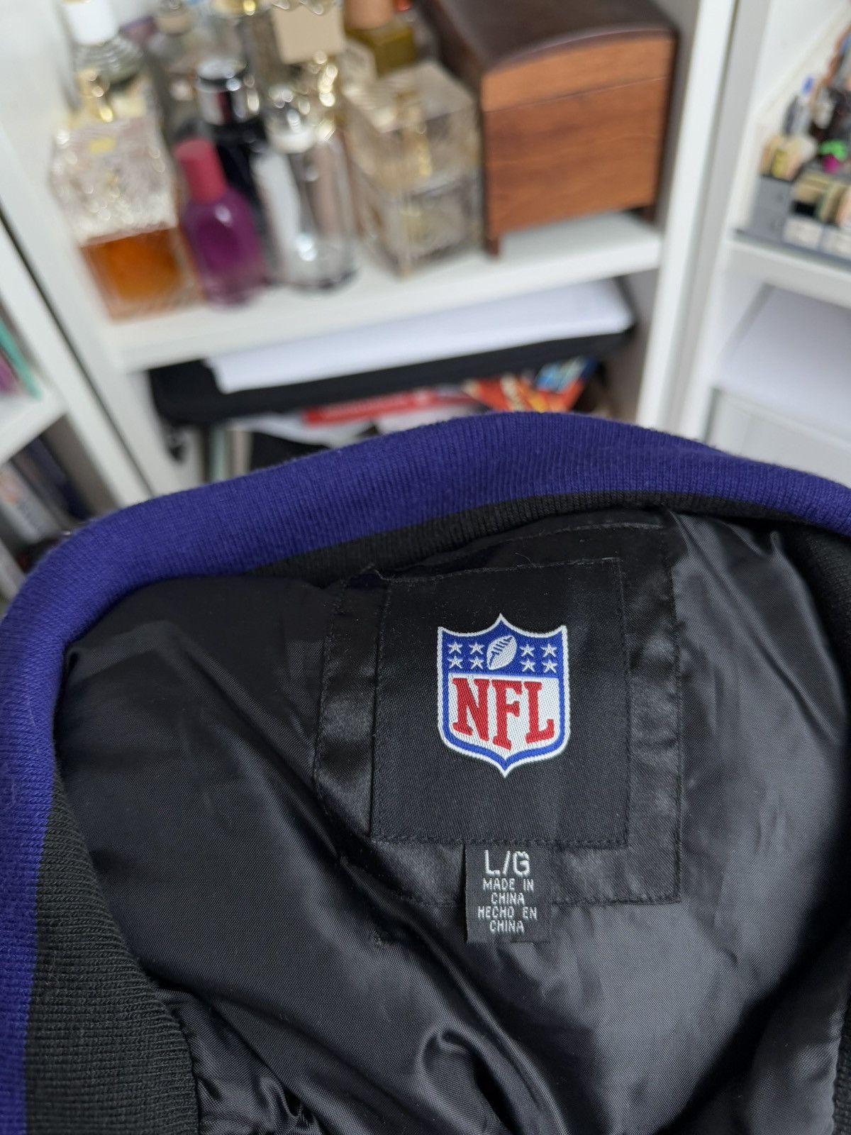 NFL × Vintage Vintage NFL Baltimore Ravens puffer vest L football usa 90s Size US L / EU 52-54 / 3 - 5 Thumbnail