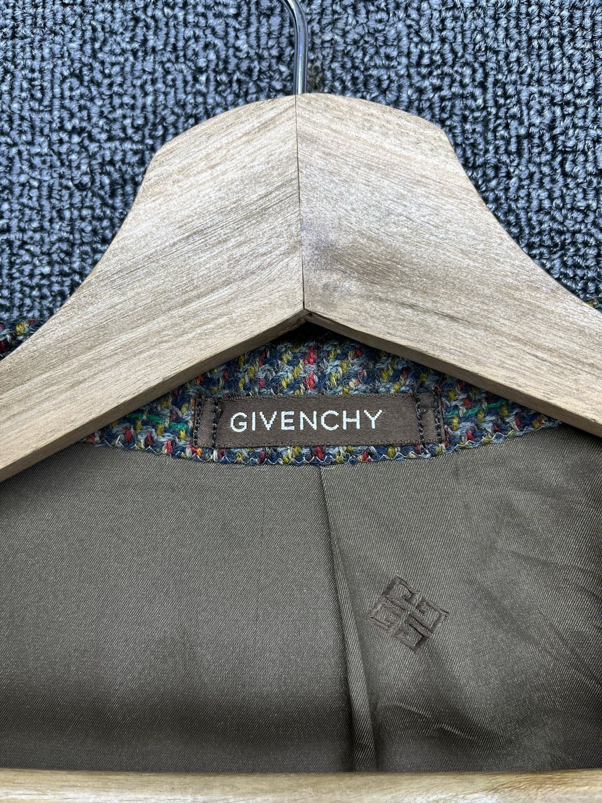 Givenchy Vintage Givenchy Luxury Wool Blazer Coat Jacket Size US M / EU 48-50 / 2 - 7 Thumbnail