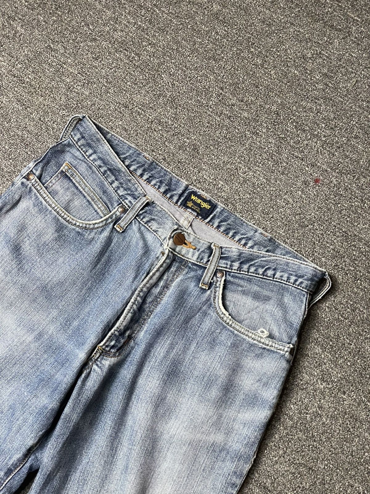 Vintage × Wrangler WRANGLER Casual Straight Cut Jeans (92) Size US 30 / EU 46 - 4 Thumbnail