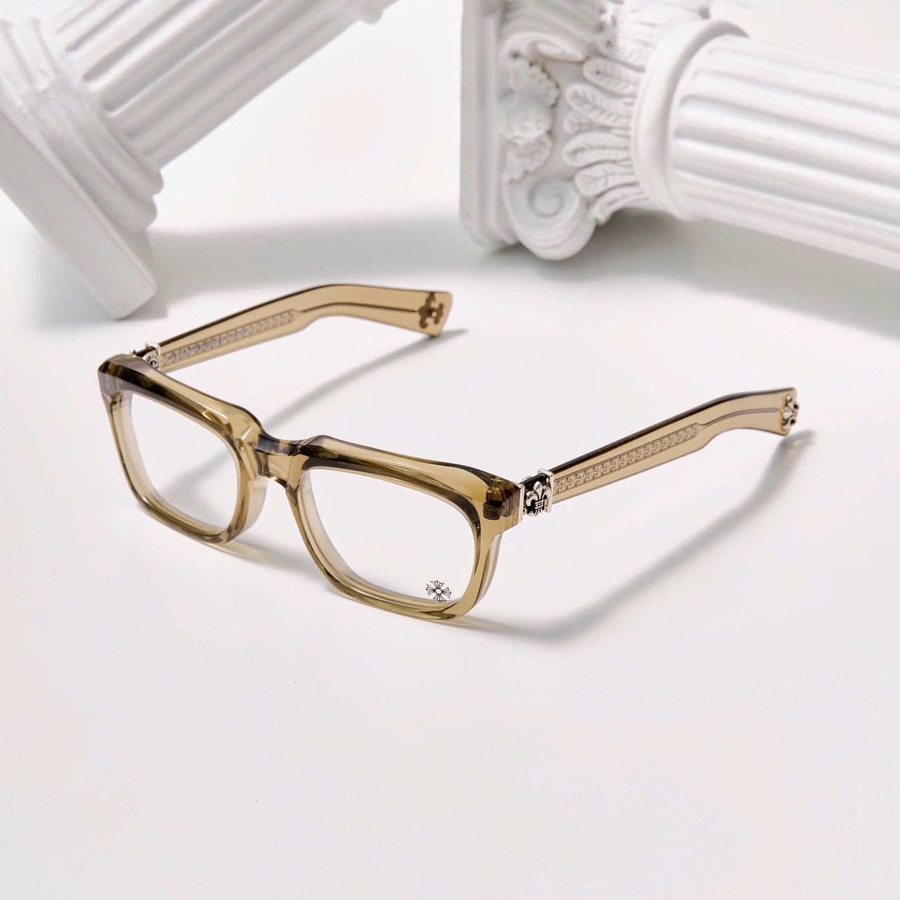 Chrome Hearts CHROME HEARTS SEE YOU IN TEA ARMY GLASSES Size ONE SIZE - 1 Thumbnail
