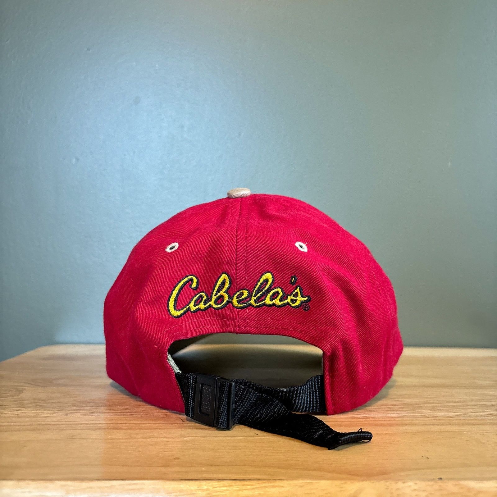 Cabelas Cabela’s Outdoor Gear Outfitters Red Strapback Hat Size ONE SIZE - 4 Thumbnail