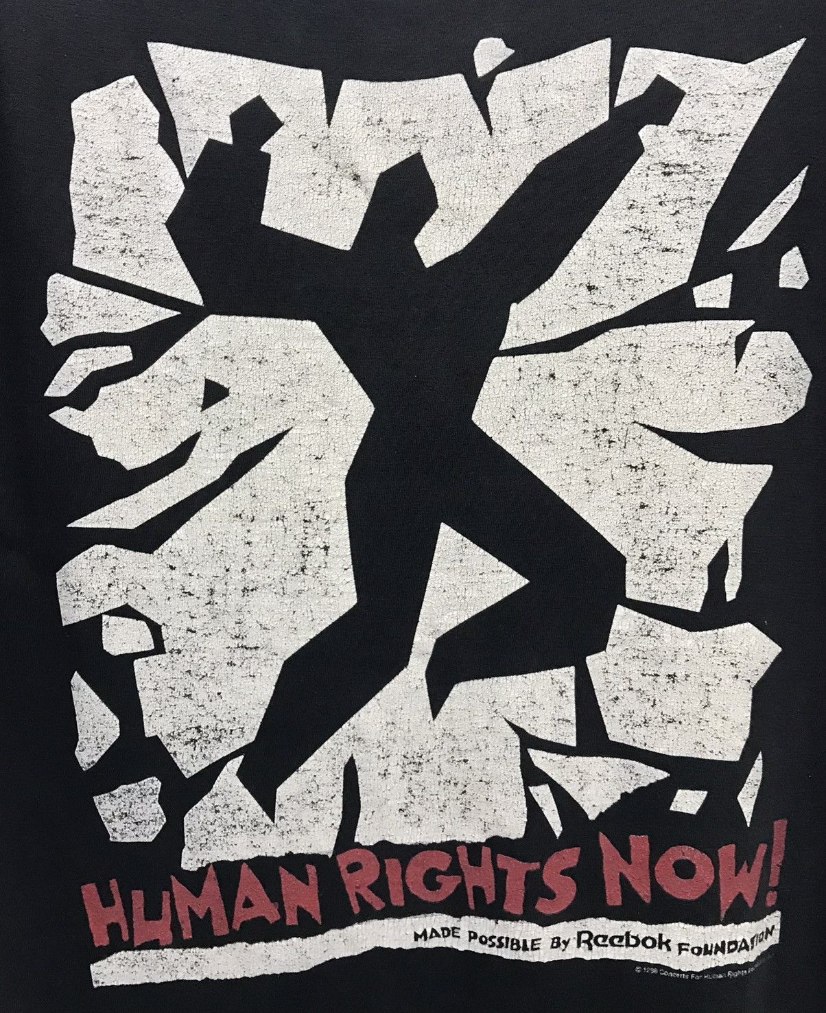 Band Tees × Reebok Vintage Reebok Human Right Now World Tour 1988 Shirt Size US M / EU 48-50 / 2 - 3 Thumbnail