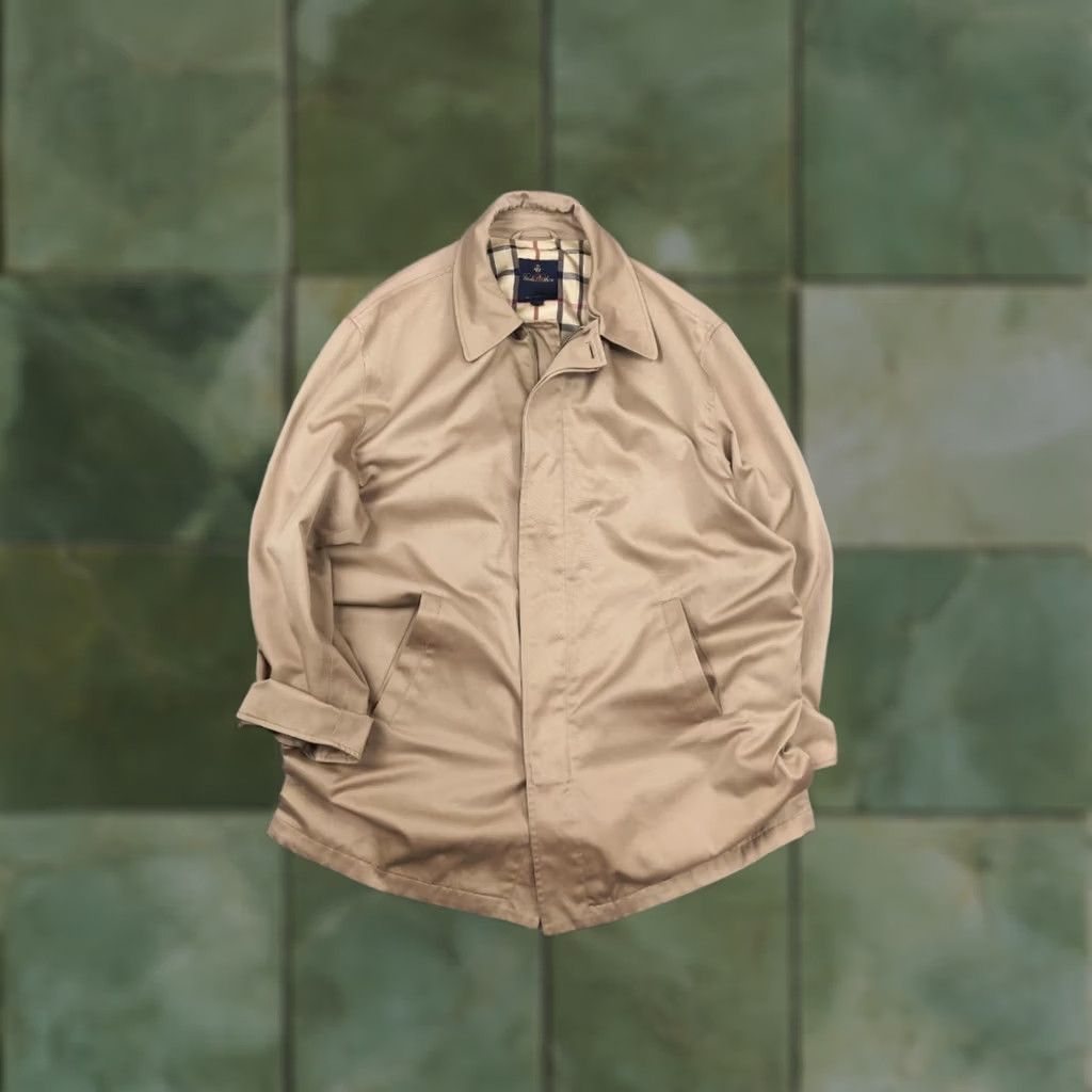 Brooks Brothers Brooks Brothers beige Men's Trench Coat Single Breasted Vintage Size US L / EU 52-54 / 3 - 1 Thumbnail