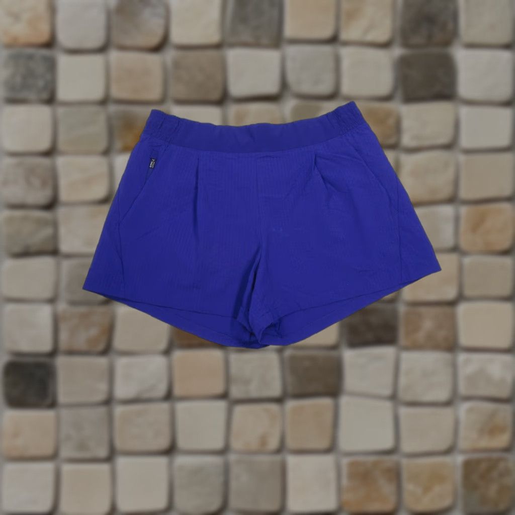 Athleta Athleta Shorts Womens 10 Textured Purple Chino Nylon Spandex Regular Casual Travel Walking Mens Womens Boys Girls Size 32" / US 10 / IT 46 - 1 Thumbnail