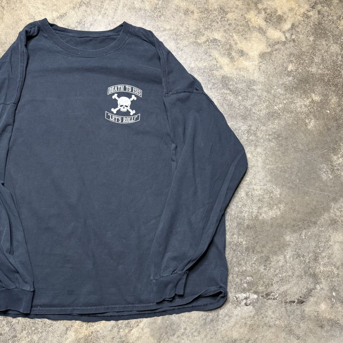 Vintage vintage death to isis army baggy longsleeve tshirt Size US XXL / EU 58 / 5 - 2 Thumbnail