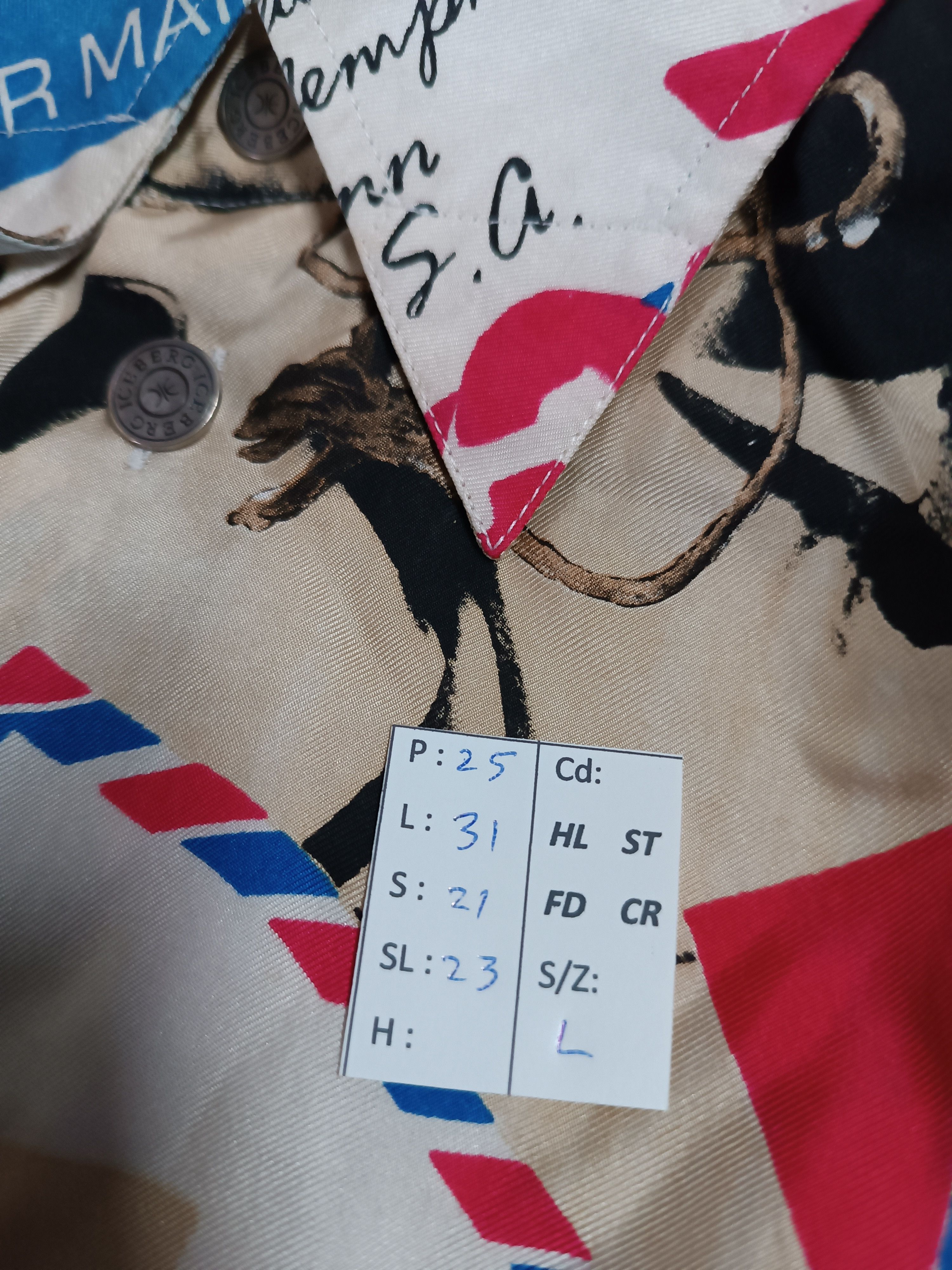 Iceberg RARE🔥VINTAGE 90'S ELVIS PRESLEY ICEBERG OVP SHIRTS Size US XL / EU 56 / 4 - 17 Thumbnail