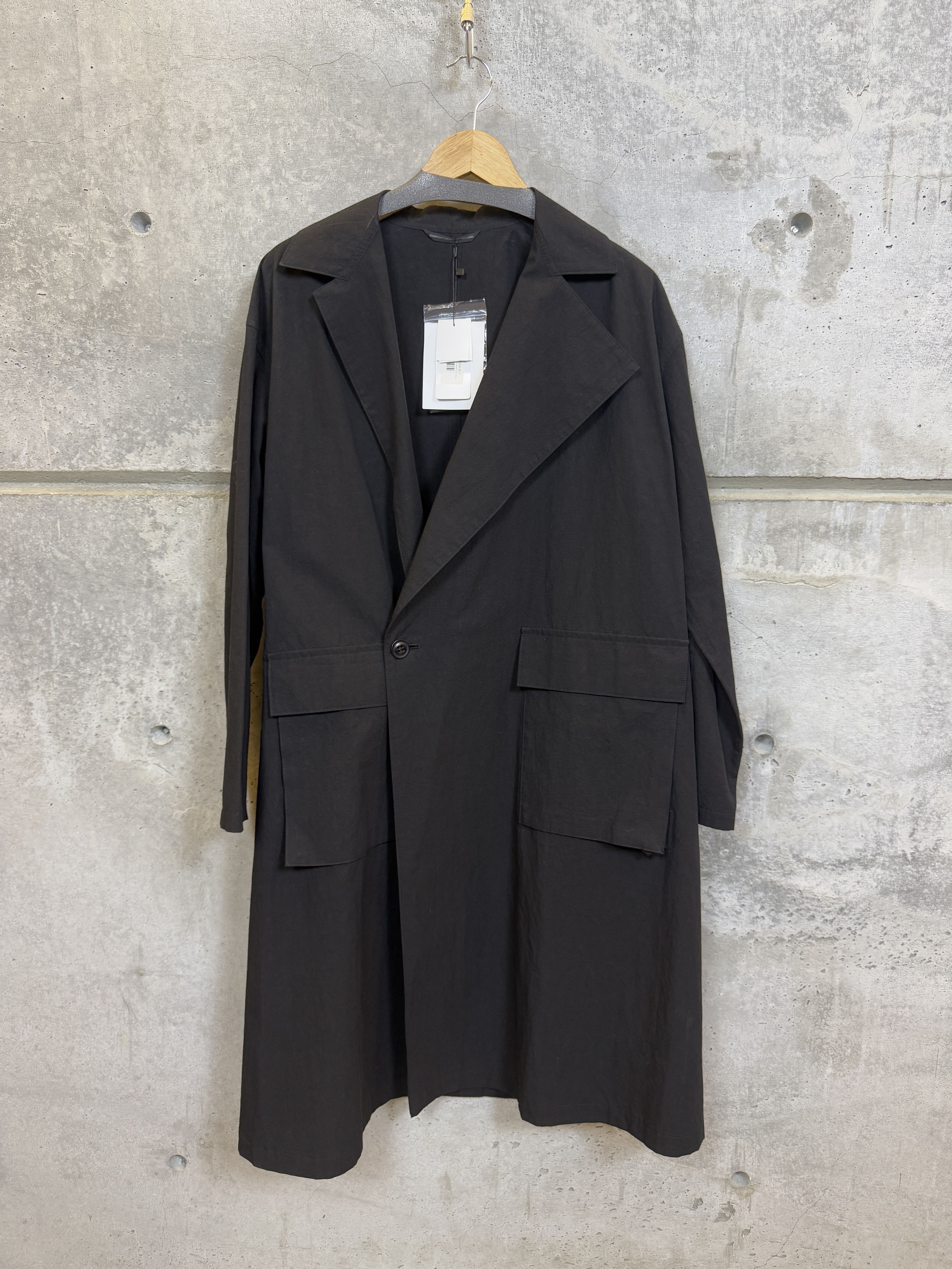 Yohji Yamamoto $1350 NWT Yohji Yamamoto Y's O-Flap Duster Coat Size US S / EU 44-46 / 1 - 6 Thumbnail