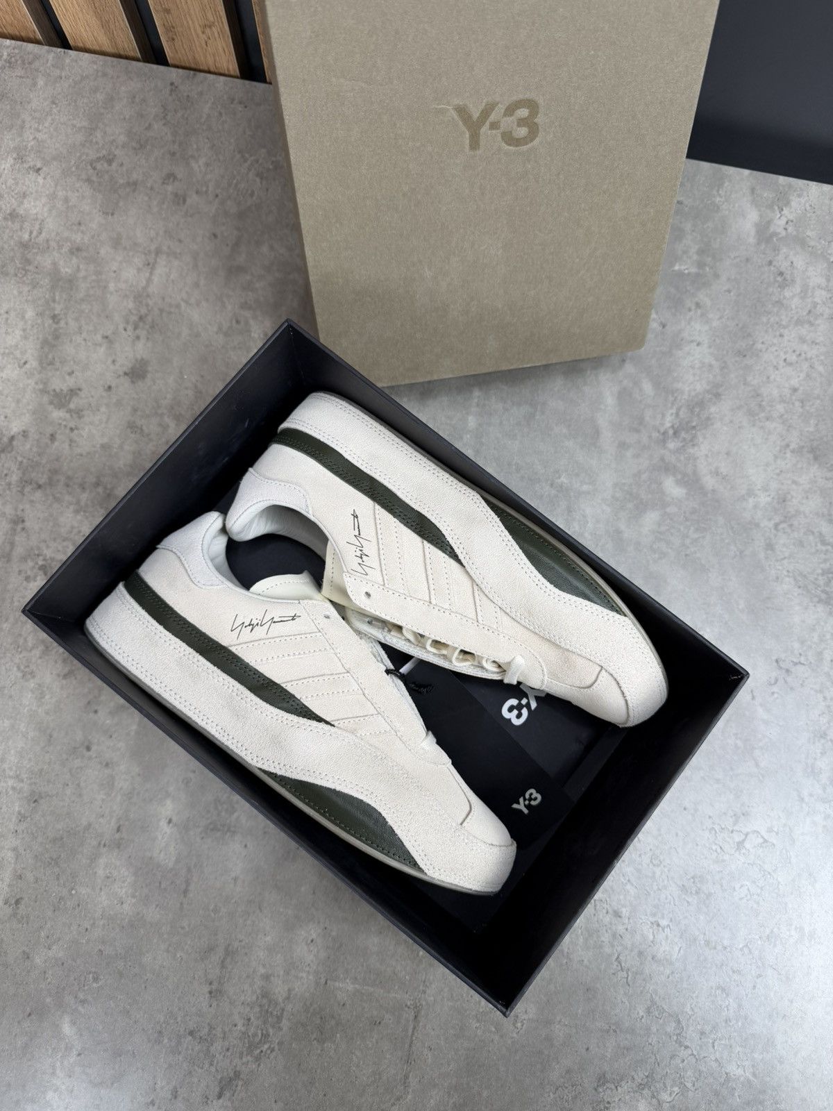 Adidas Adidas Y-3 Gazelle Cream White Sneakers Size 36 2/3 Size US 5.5 / IT 35.5 - 7 Thumbnail