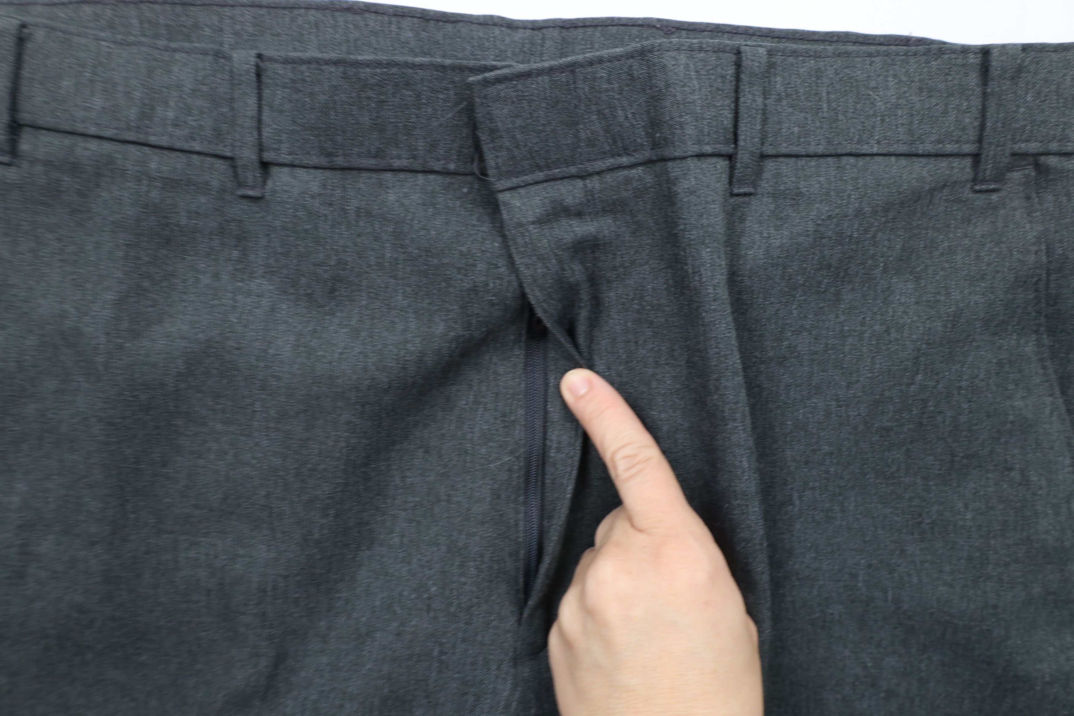 Levi's × Vintage Vintage 90s Levis Wide Leg Chinos Trousers Pants Gray Size US 36 / EU 52 - 5 Thumbnail