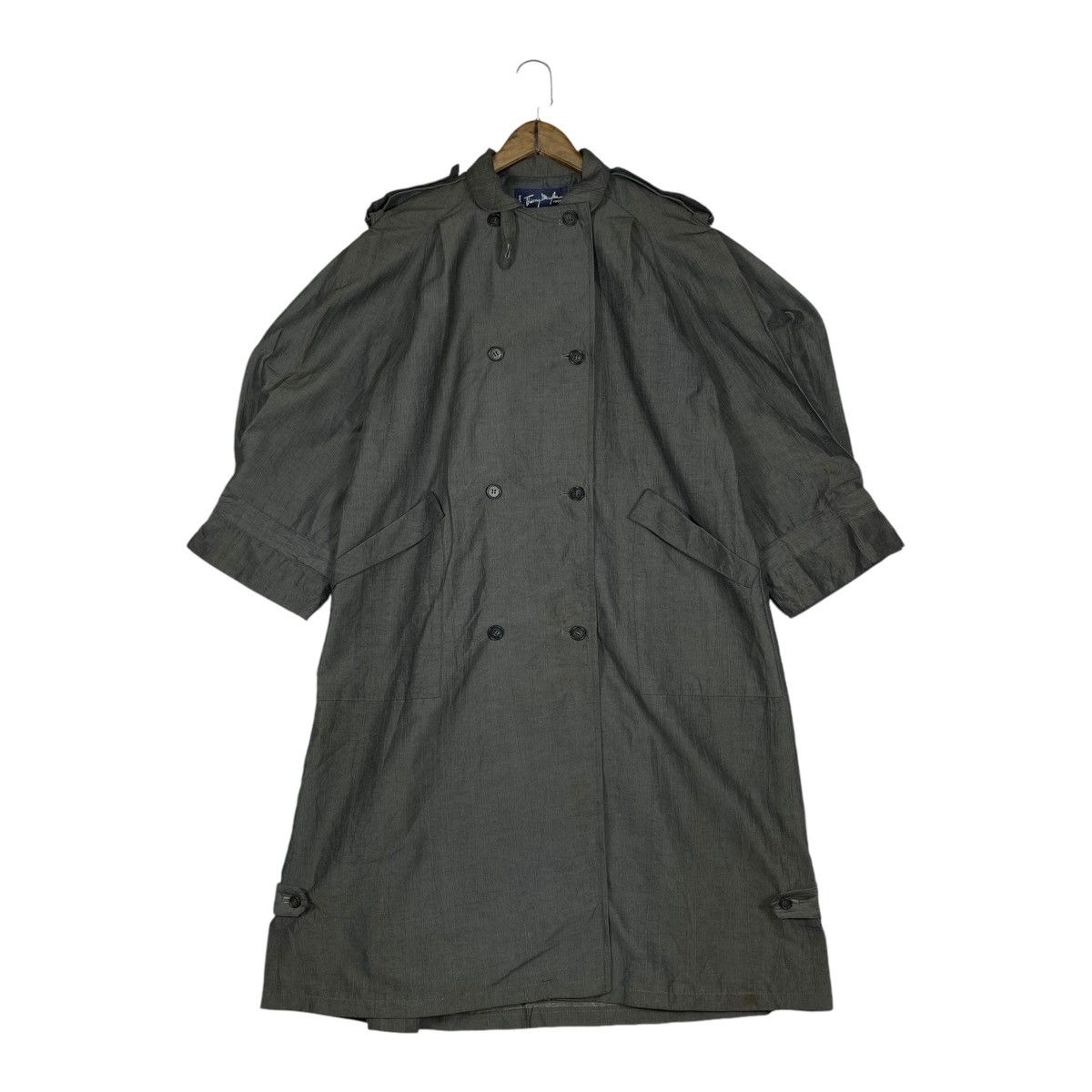 Thierry Mugler Vintage Thierry Mugler Balloon Sleeve Trench Coat Size M / US 6-8 / IT 42-44 - 13 Thumbnail