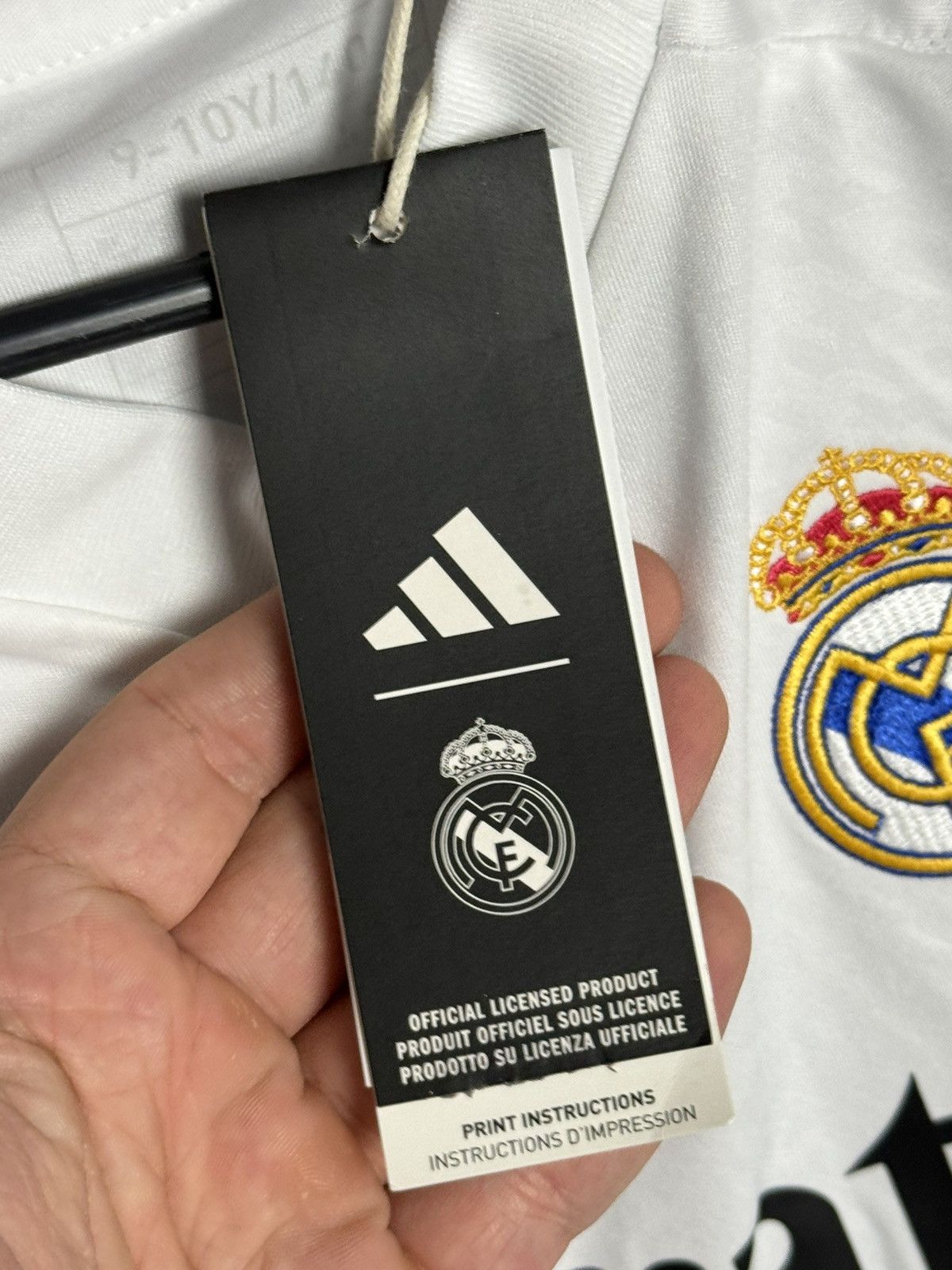Adidas KIDS New Real Madrid 24/25 Home Mbappe Football Jersey Size US XS / EU 42 / 0 - 9 Thumbnail