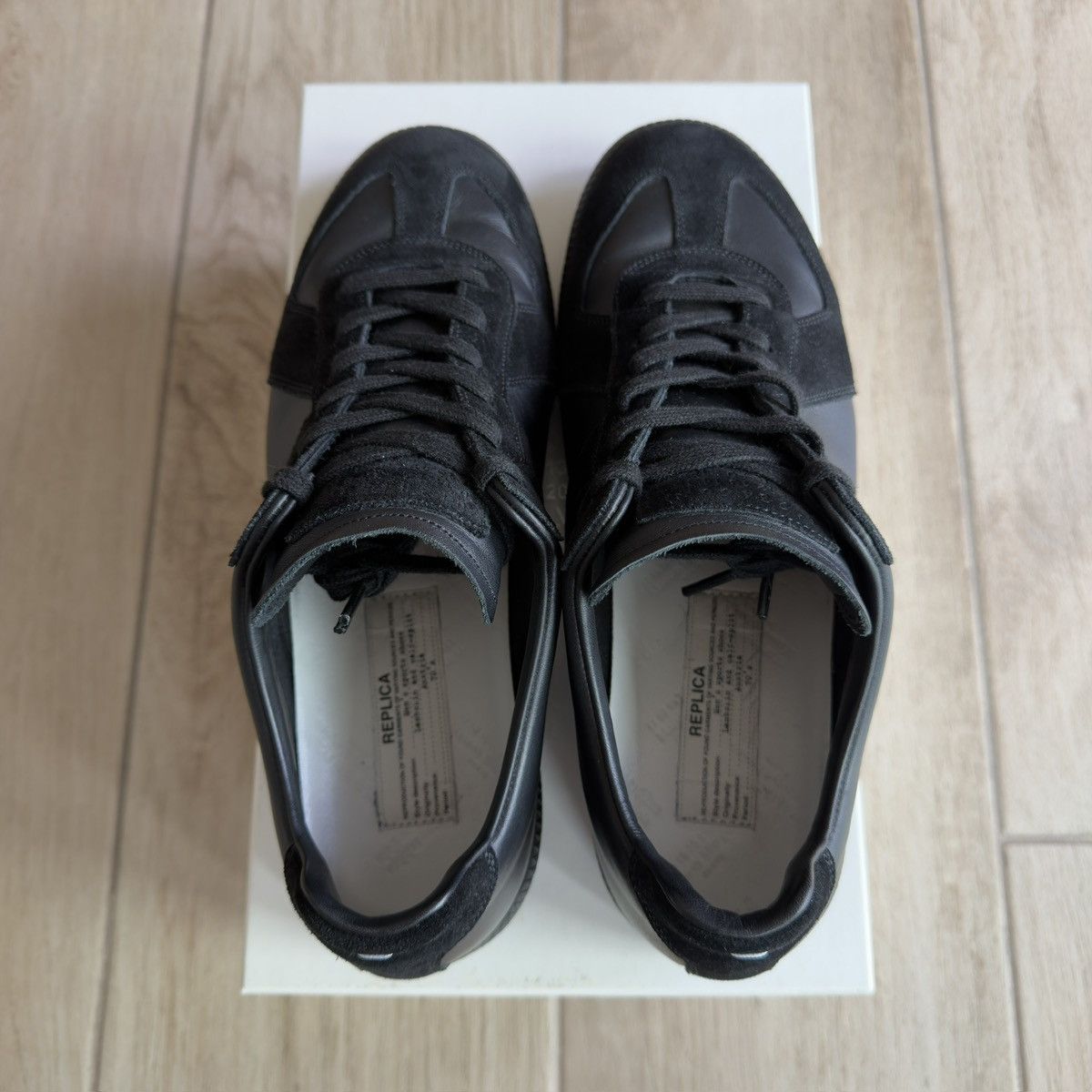 Maison Margiela Replica German Army Trainer GAT Leather Sneakers Size US 10 / EU 43 - 5 Thumbnail