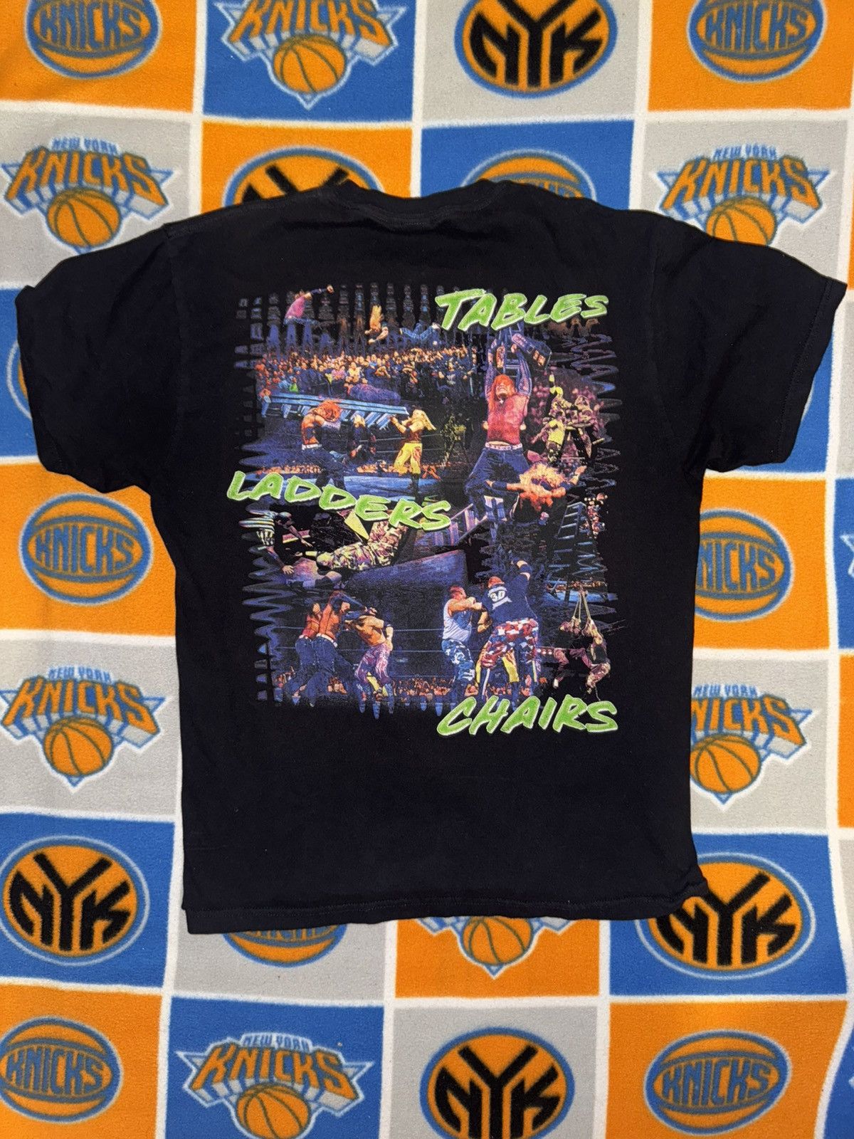 Vintage Vintage Inspired TLC WWE Shirt Size US L / EU 52-54 / 3 - 2 Thumbnail