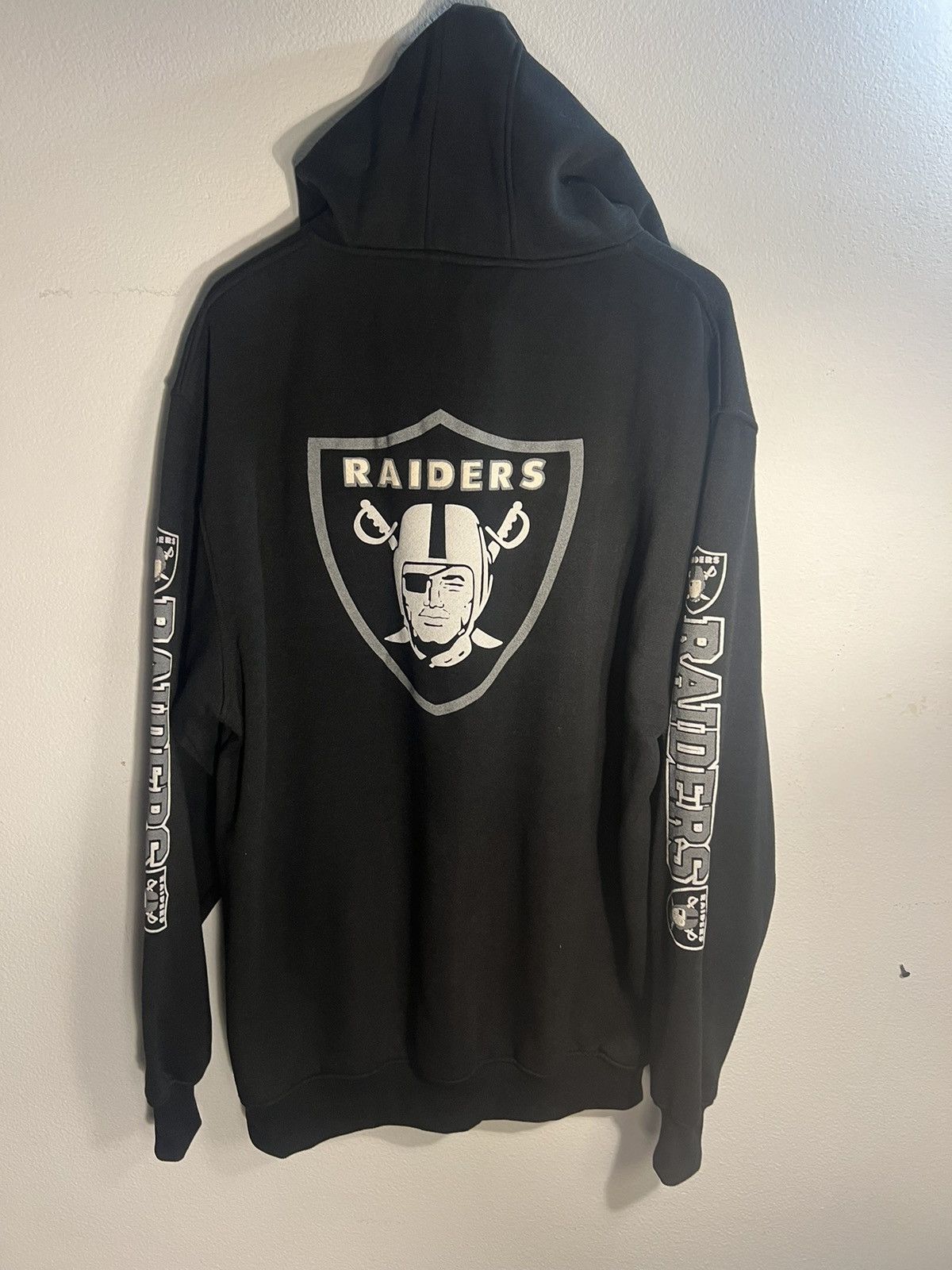 NFL × Vintage Vintage Radiers Football Hoodie NFL Black and Grey Size US XL / EU 56 / 4 - 2 Thumbnail