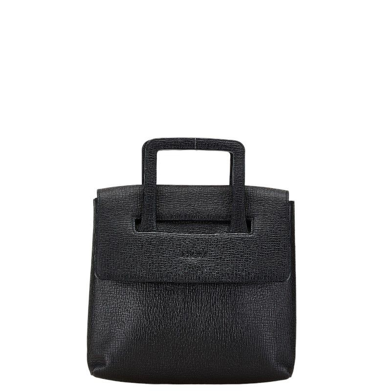 Loewe Loewe Loewe Leather Handbag Black Leather Handbag in Good Condition Size ONE SIZE - 1 Thumbnail