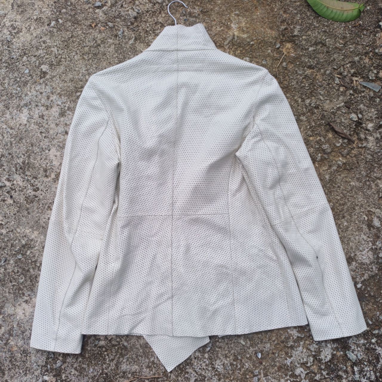 If Six Was Nine × Le Grande Bleu (L.G.B.) × Osklen Rare Osklen Mesh Leather Jacket Lgb Style Size US XS / EU 42 / 0 - 9 Thumbnail