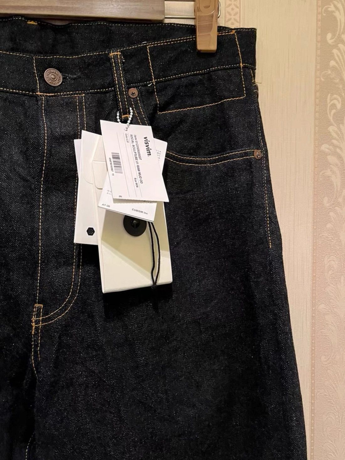 image of Visvim 23Aw Raw Mud Od Mudod Mud Dyed Old Jeans in Blue, Men's (Size 33)