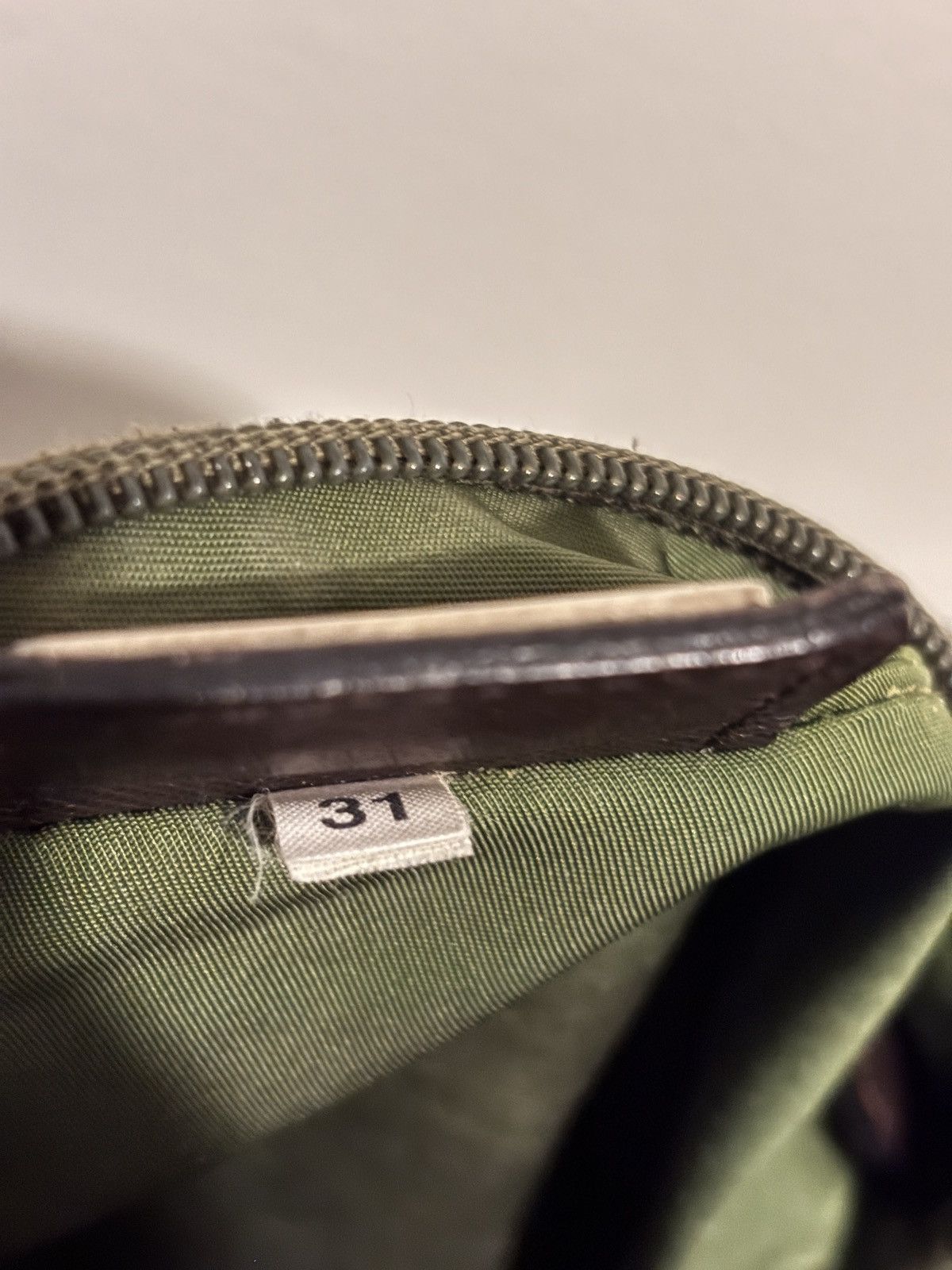 Prada Prada Olive Green Nylon Crossbody Bag Size ONE SIZE - 11 Thumbnail