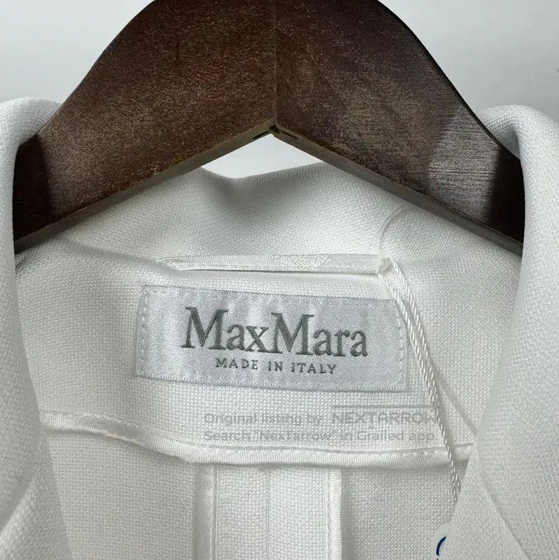 Max Mara MaxMara White Women's Double-Breasted Coat . Size S / US 4 / IT 40 - 3 Thumbnail