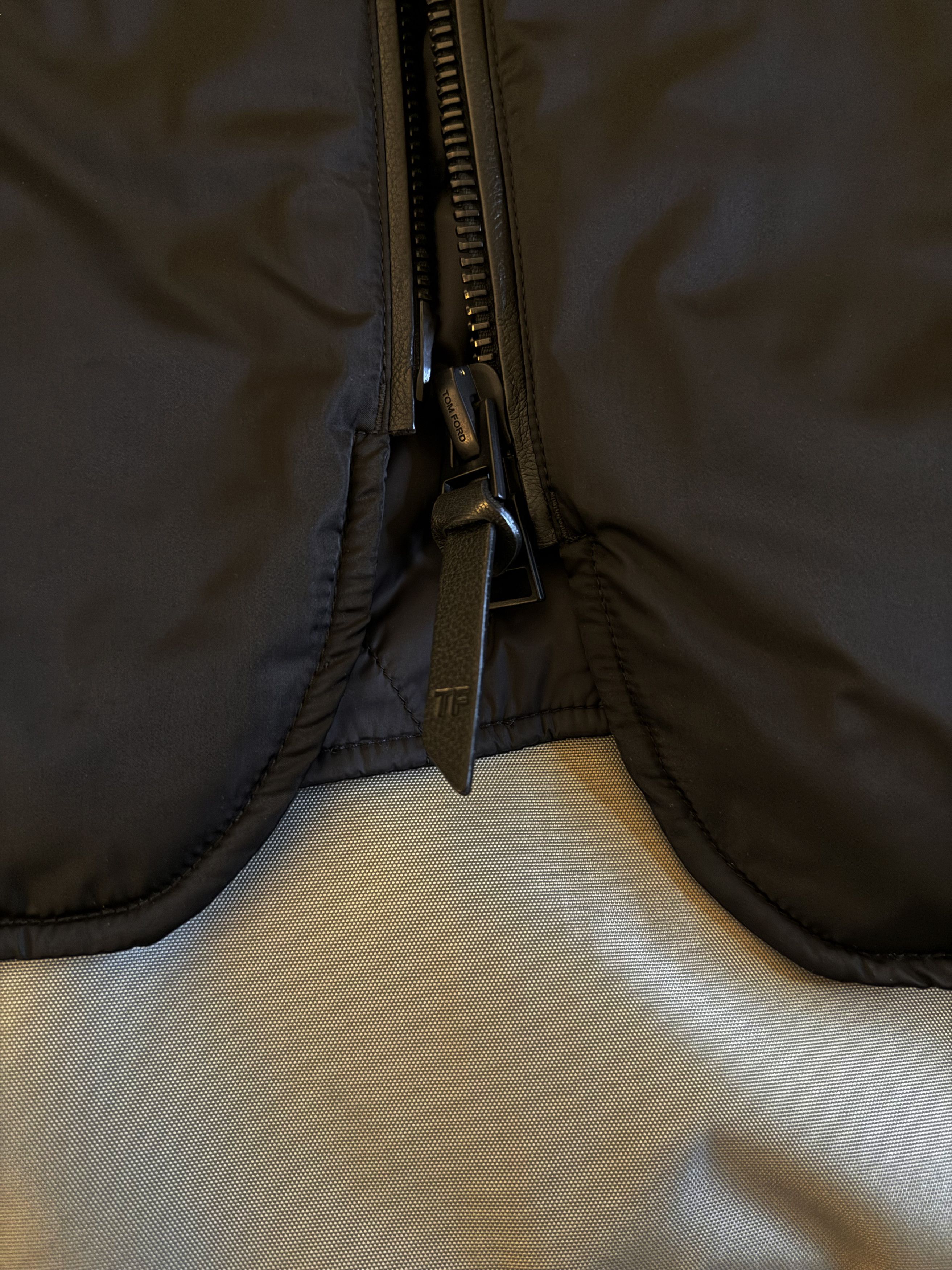 Tom Ford Best Dressed New $4,050 w/Tax Leather Accents Tech Jacket Size US L / EU 52-54 / 3 - 17 Thumbnail