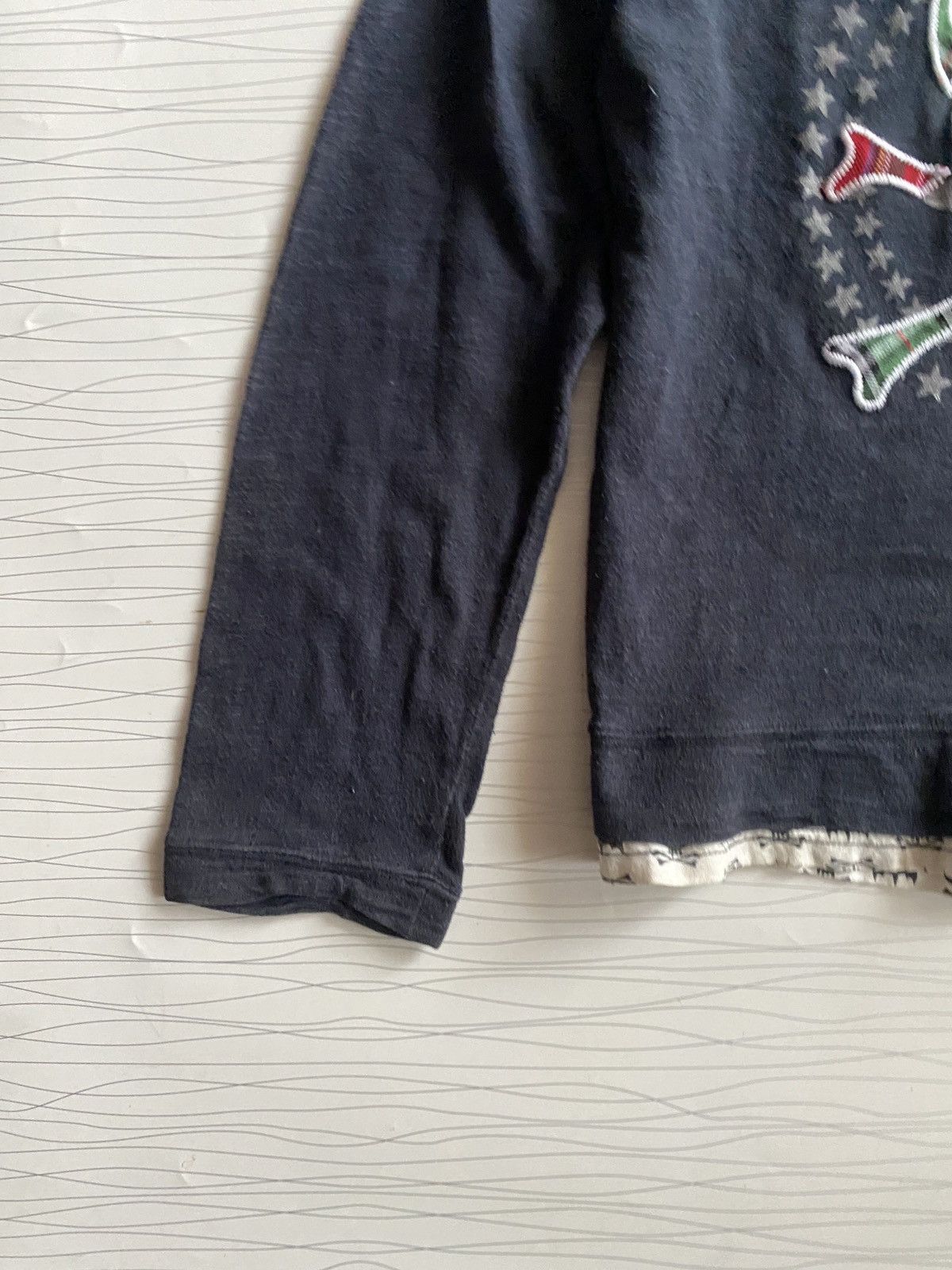 Hysteric Glamour × Undercover Japanese Skull Tartan Poem Longsleeve Tee Shirt Size US M / EU 48-50 / 2 - 2 Thumbnail